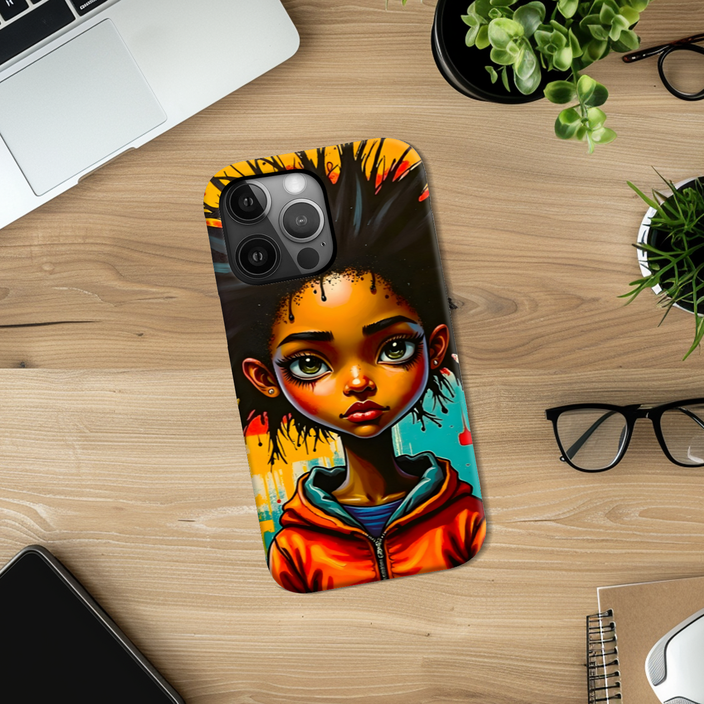 Street Kid 1, Tough Phone Case, Full Wrap Technology, Crafted From Premium Polycarbonate, Great Gift Idea...