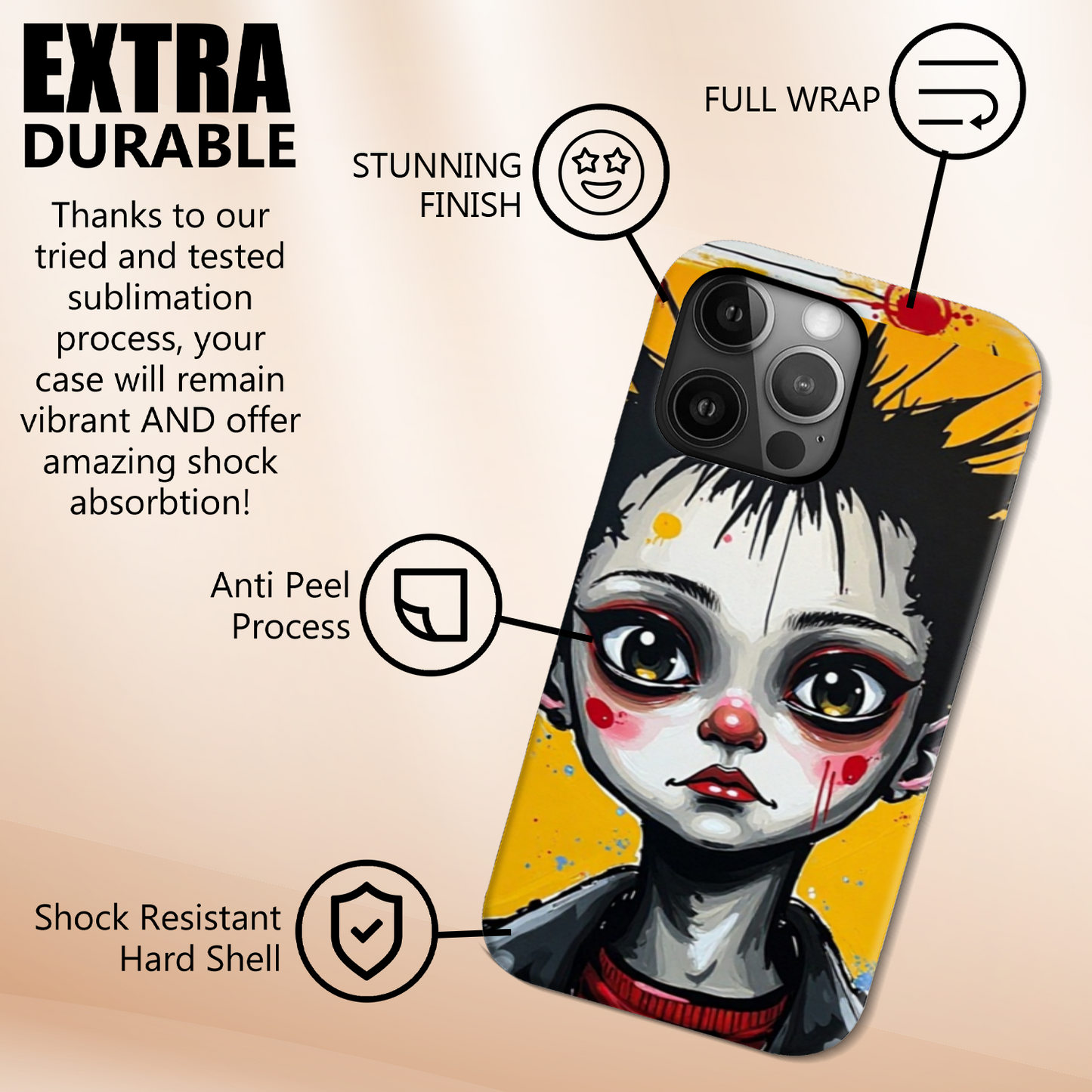 Street Kids 4, Tough Phone Case, Full Wrap Technology, Crafted From Premium Polycarbonate, Great Gift Idea...