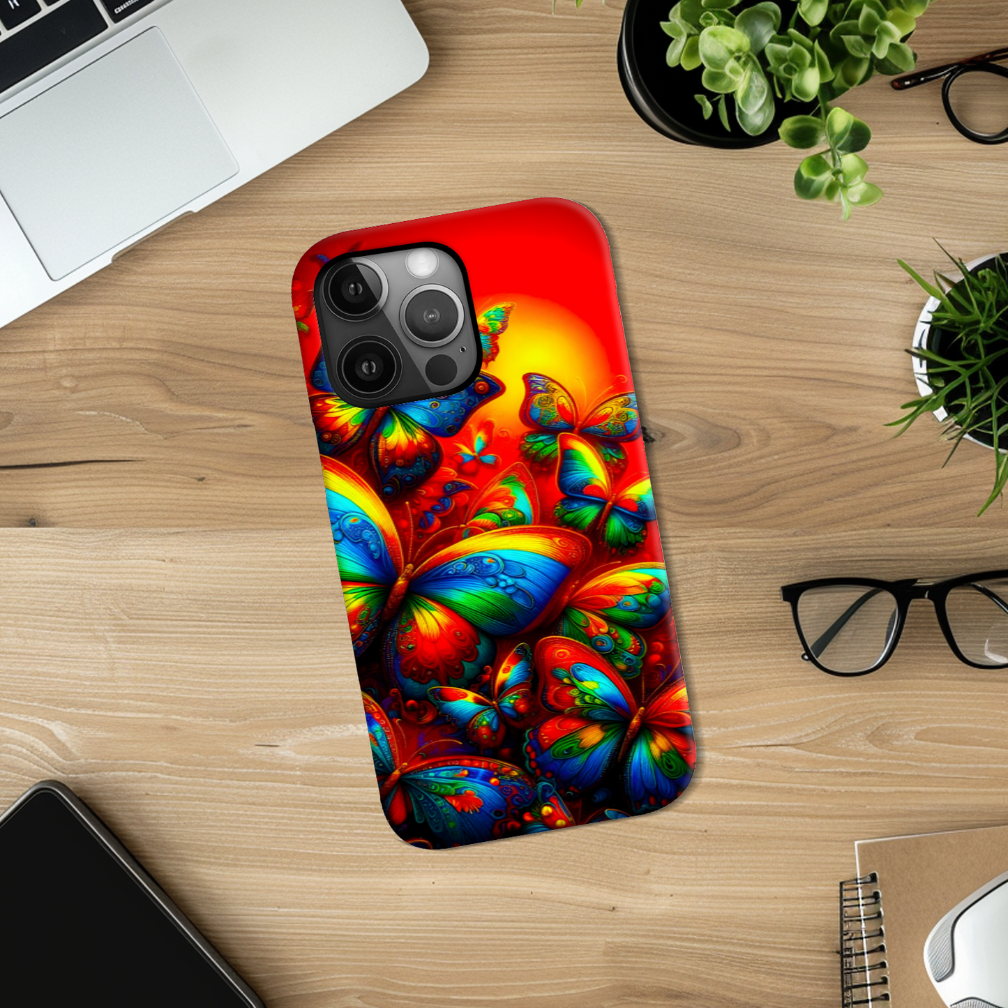 Butterflies B3, Tough Phone Case, Full Wrap Technology, Crafted From Premium Polycarbonate, Great Gift Idea...