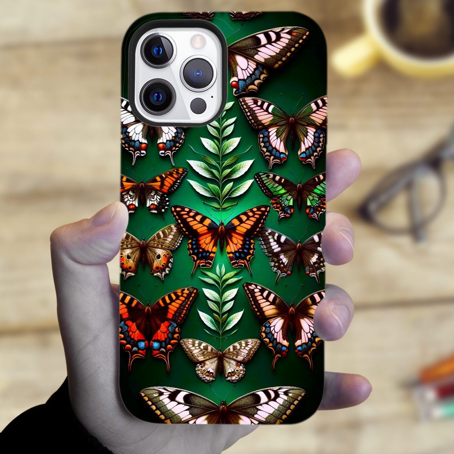 Butterflies B4, Tough Phone Case, Full Wrap Technology, Made From Premium Polycarbonate, Great Gift Idea...