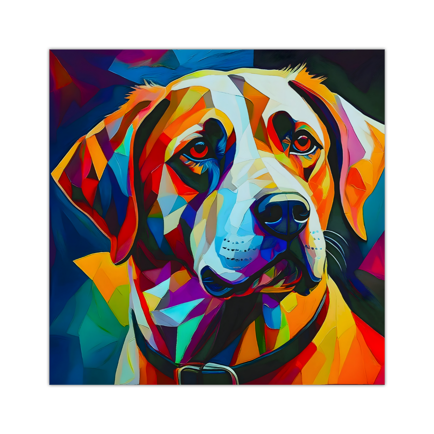 Labrador, Printed On High Quality Canvas, Vivid Colours, Box Canvas, Unique Images, A Gift To Last A Lifetime...