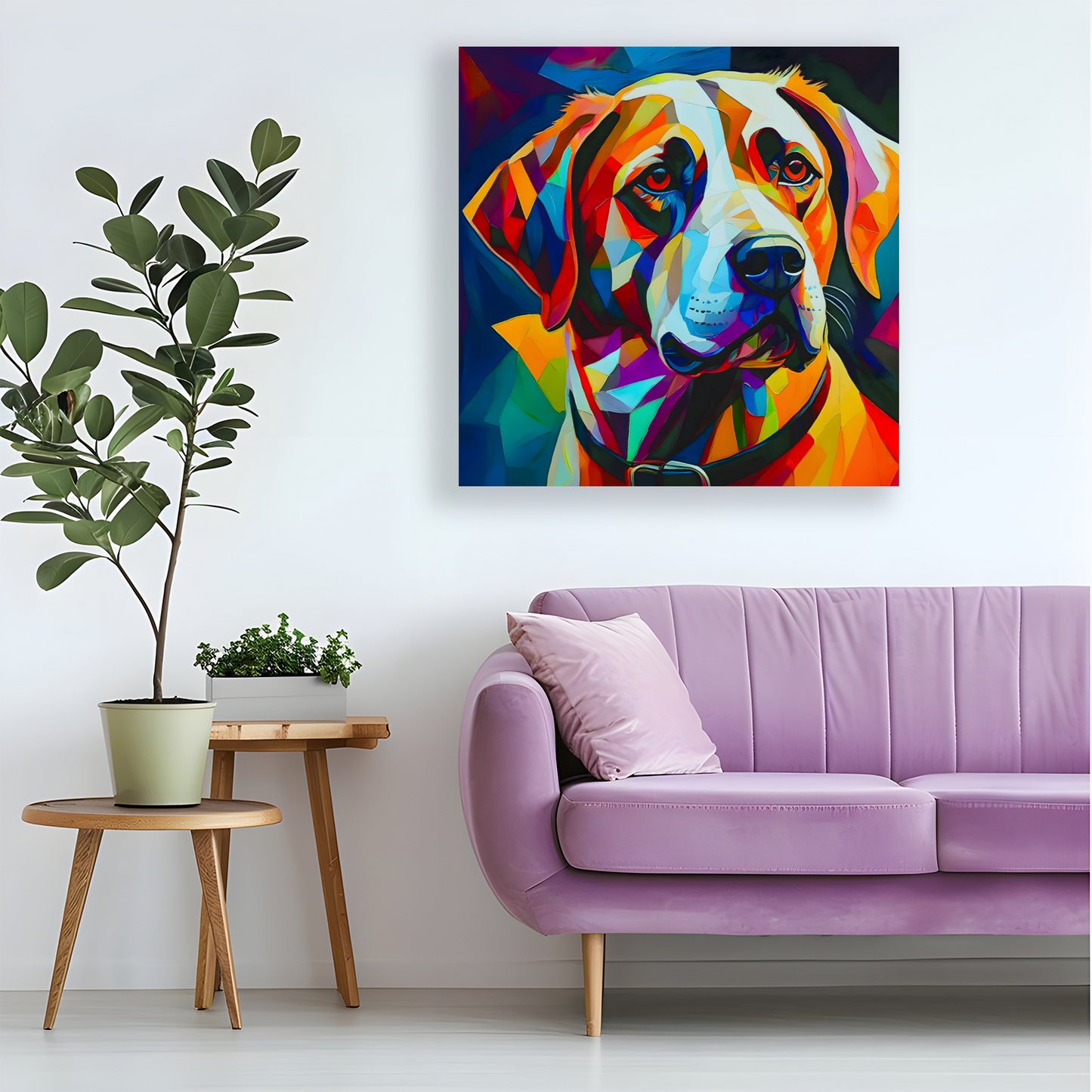 Labrador, Printed On High Quality Canvas, Vivid Colours, Box Canvas, Unique Images, A Gift To Last A Lifetime...