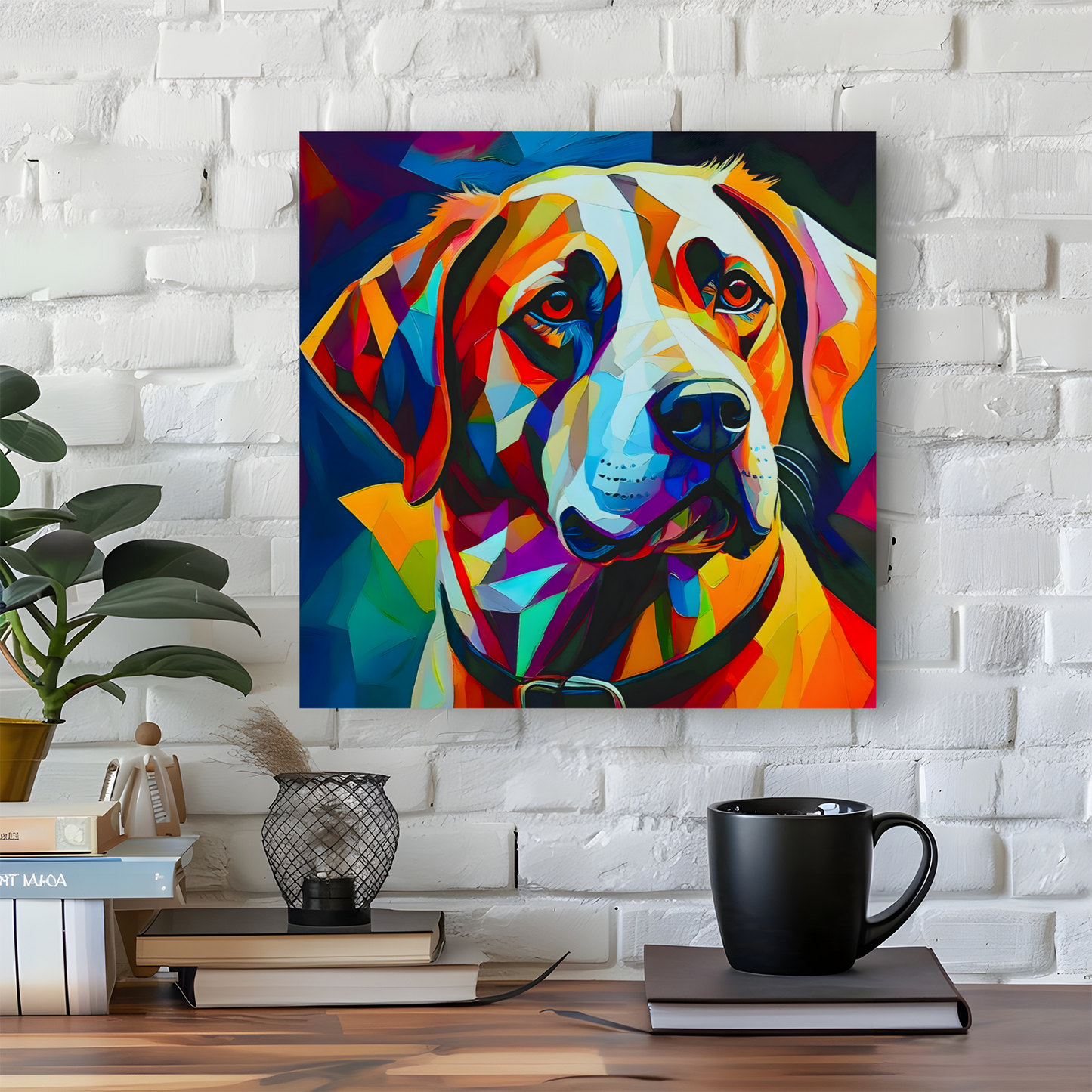 Labrador, Printed On High Quality Canvas, Vivid Colours, Box Canvas, Unique Images, A Gift To Last A Lifetime...