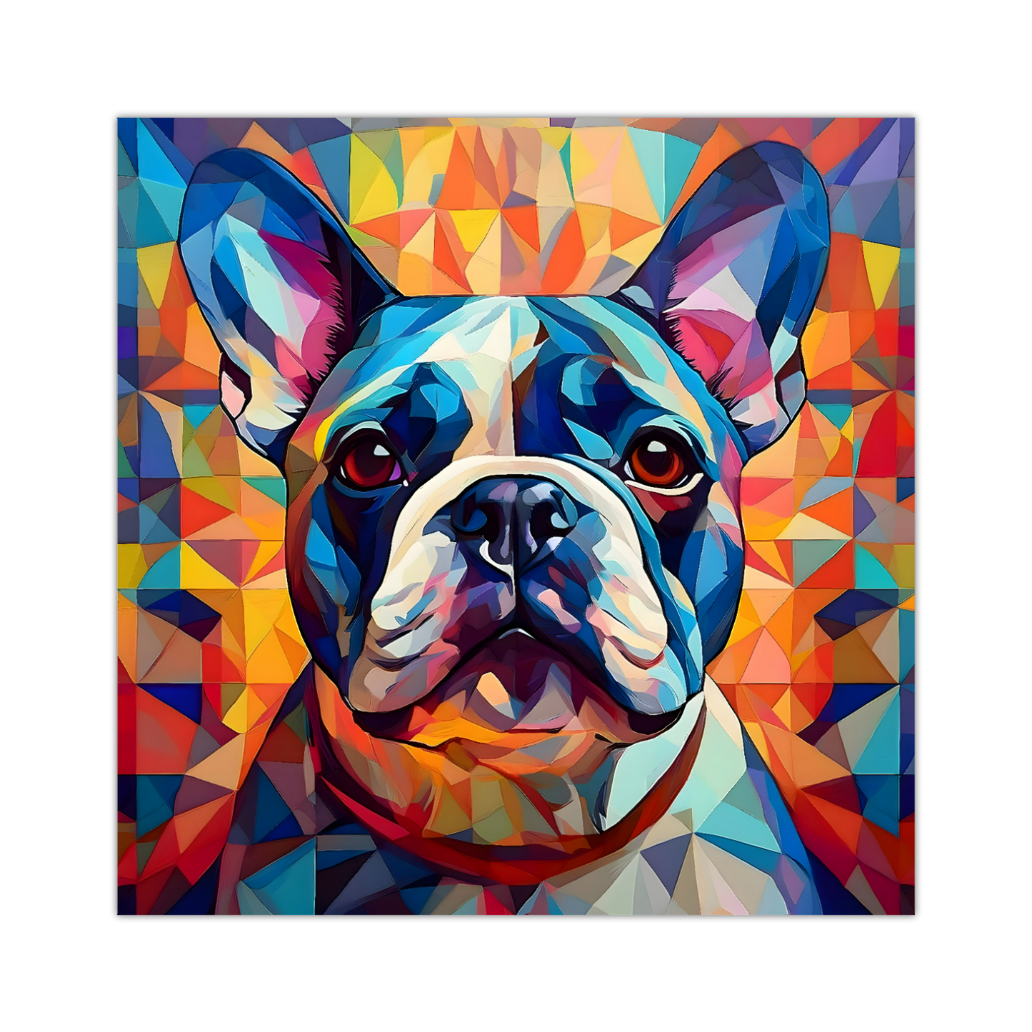 French Bulldog, Printed On High Quality Canvas, Vivid Colours, Box Canvas, Unique Images, A Gift To Last A Lifetime...