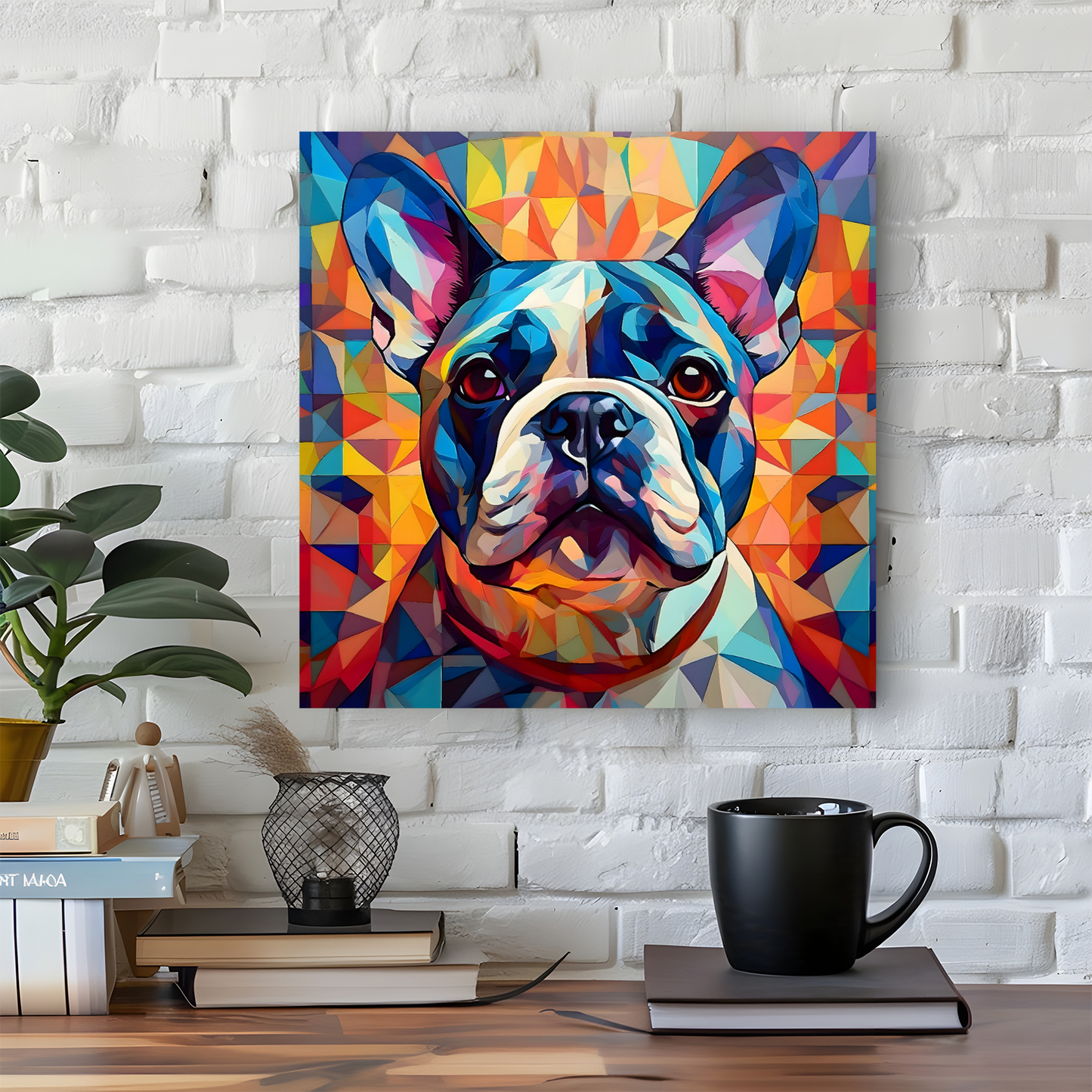 French Bulldog, Printed On High Quality Canvas, Vivid Colours, Box Canvas, Unique Images, A Gift To Last A Lifetime...
