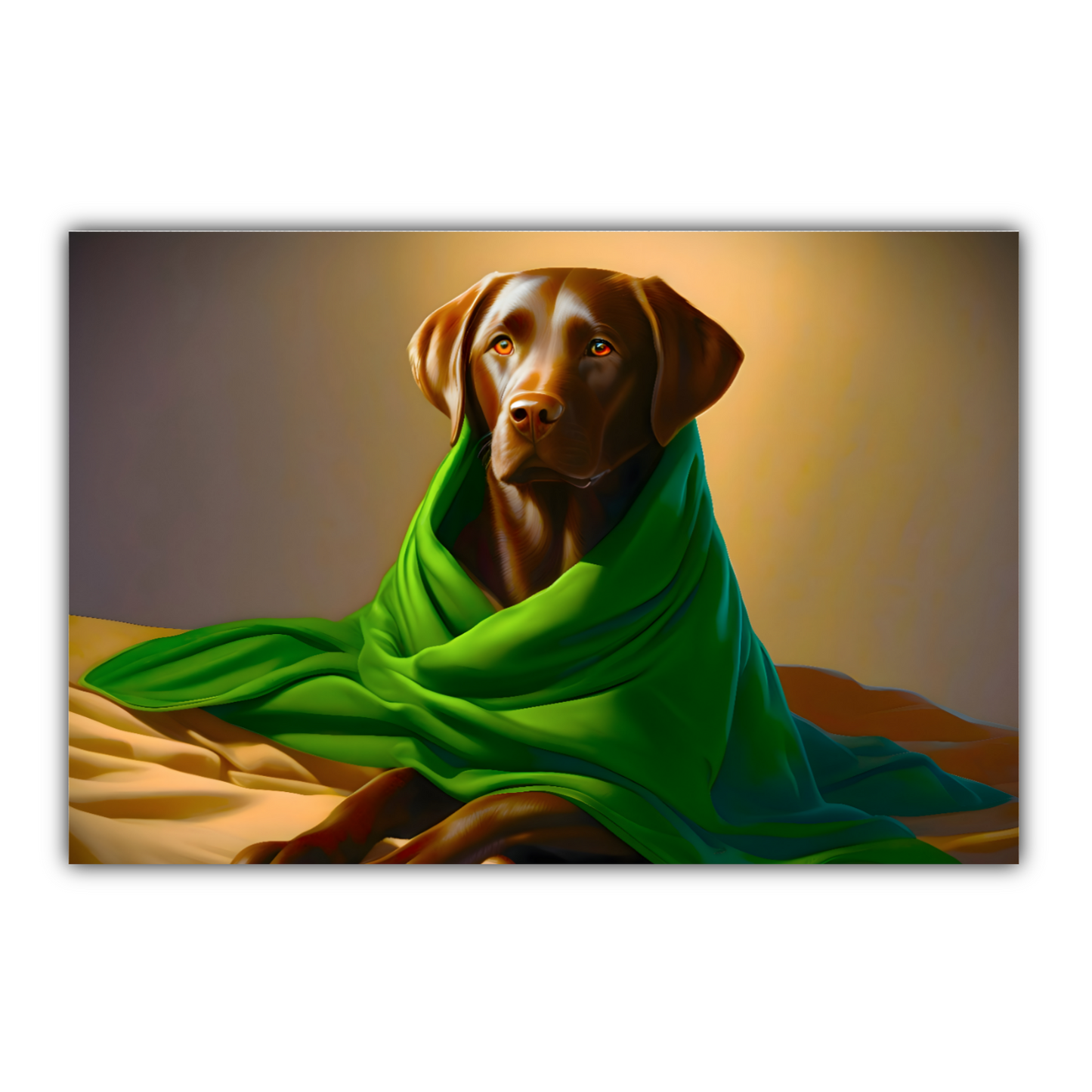 Labrador 1, Printed On High Quality Canvas, Vivid Colours, Box Canvas, Unique Images, A Gift To Last A Lifetime...