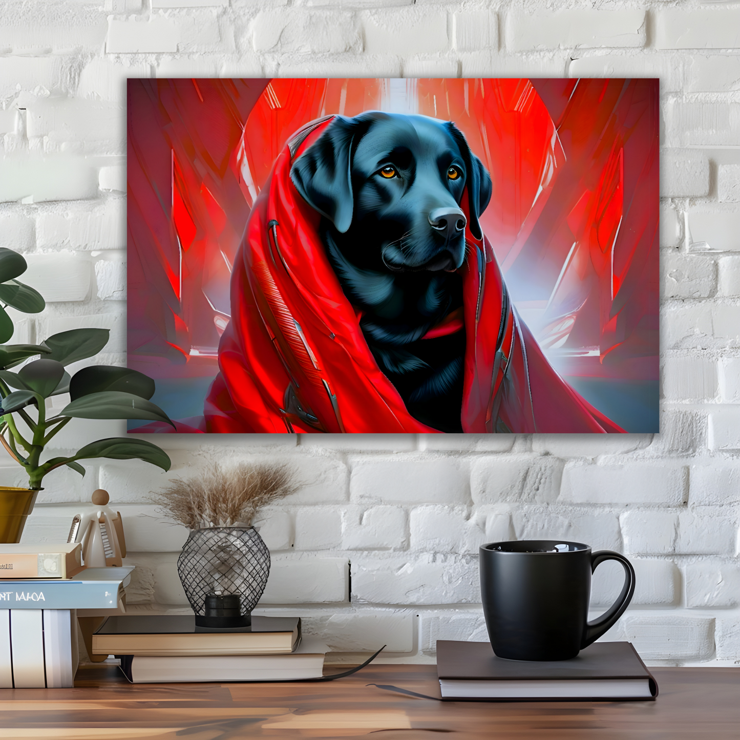Labrador 2, Printed On High Quality Canvas, Vivid Colours, Box Canvas, Unique Images, A Gift To Last A Lifetime...
