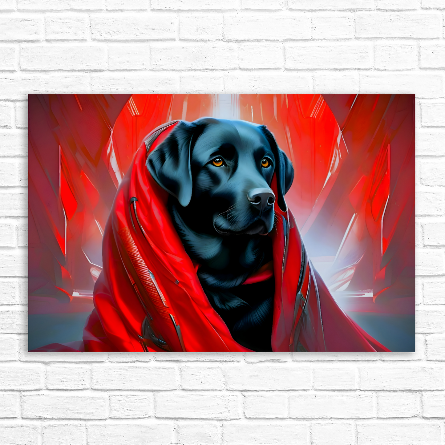 Labrador 2, Printed On High Quality Canvas, Vivid Colours, Box Canvas, Unique Images, A Gift To Last A Lifetime...