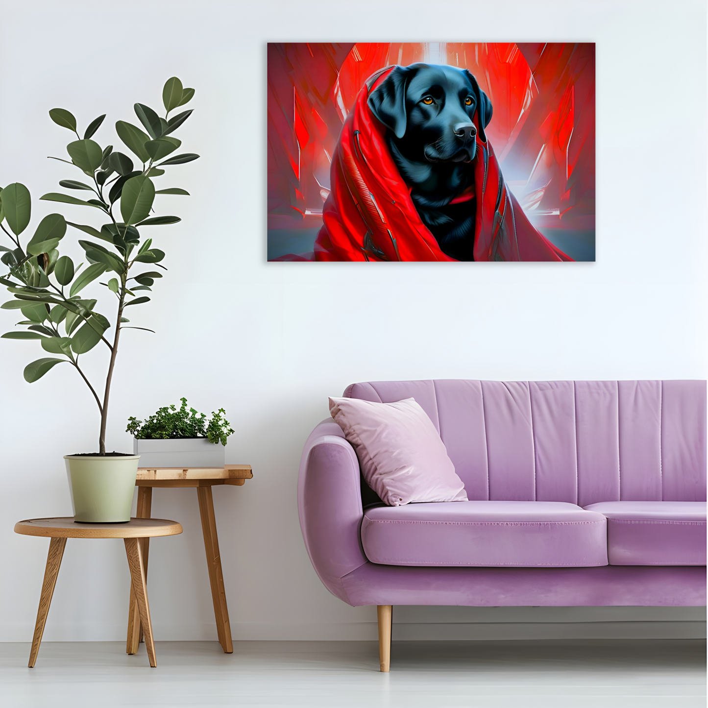 Labrador 2, Printed On High Quality Canvas, Vivid Colours, Box Canvas, Unique Images, A Gift To Last A Lifetime...