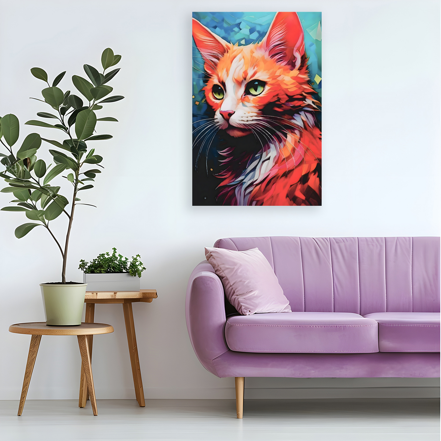 Old Ginger, Printed On High Quality Canvas, Vivid Colours, Unique Images, A Gift To Last A Lifetime..