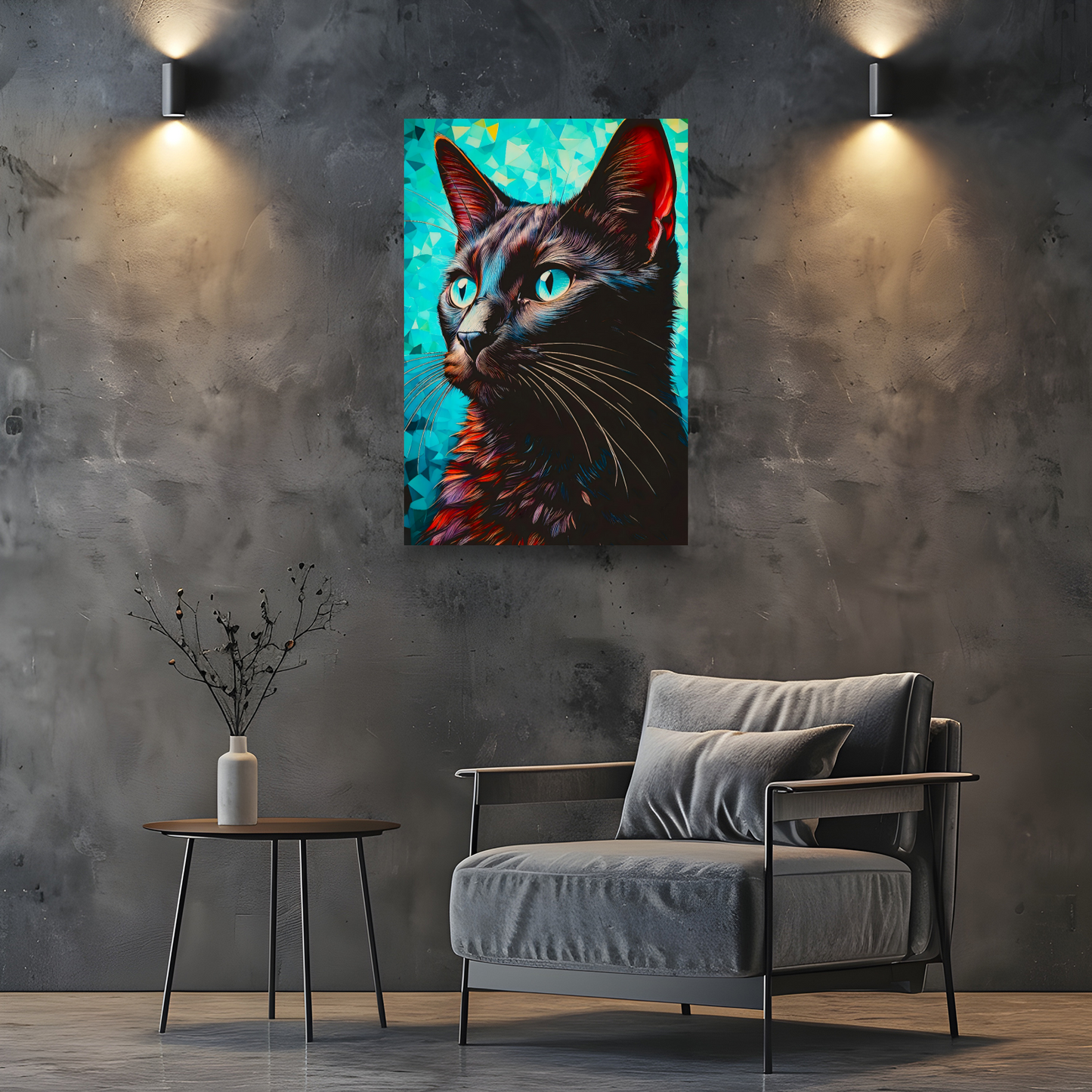 Old Blue Eyes, Printed On High Quality Canvas, Vivid Colours, Unique Images, A Gift To Last A Lifetime..