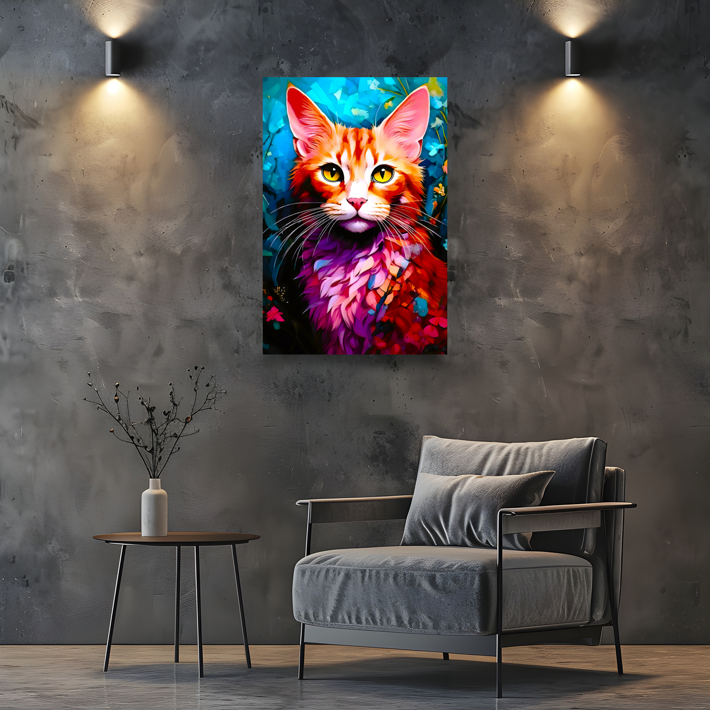 CAT 10, Printed On High Quality Canvas, Vivid Colours, Unique Images, A Gift To Last A Lifetime...