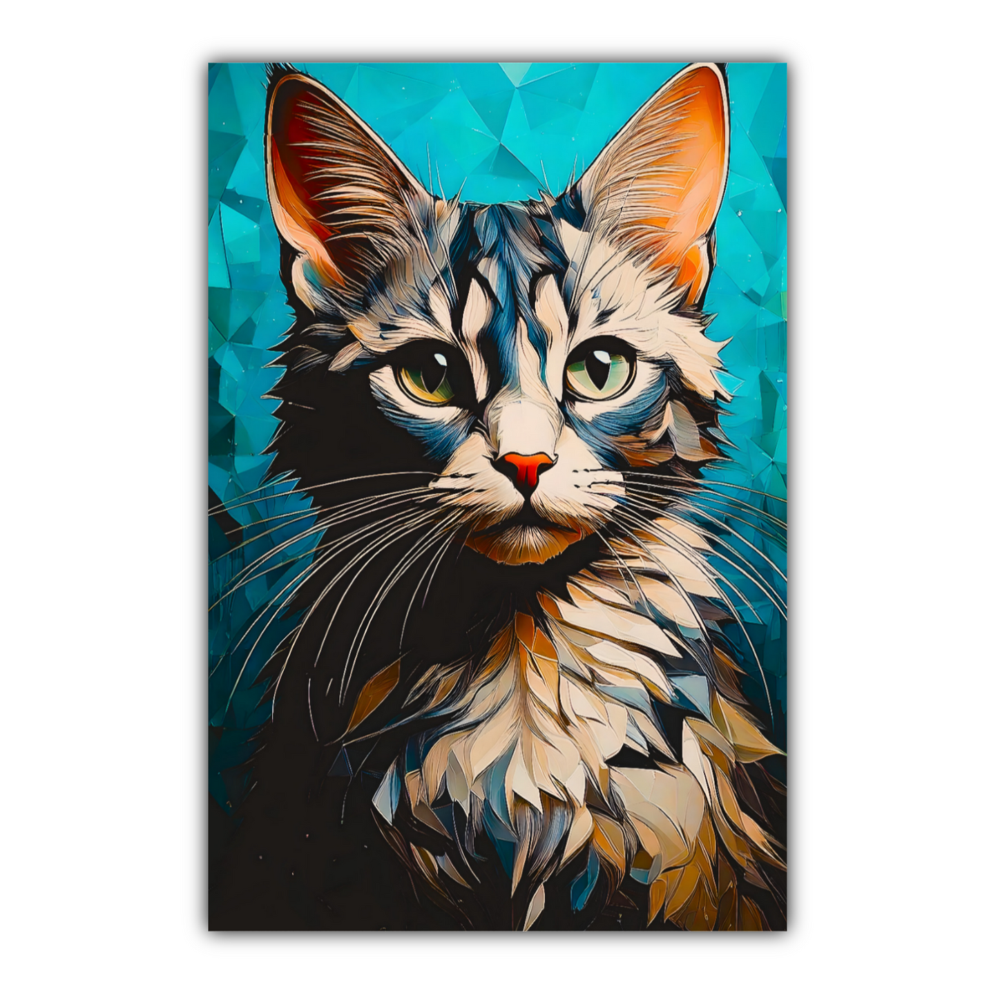 CAT 11, Printed On High Quality Canvas, Vivid Colours, Unique Images, A Gift To Last A Lifetime...