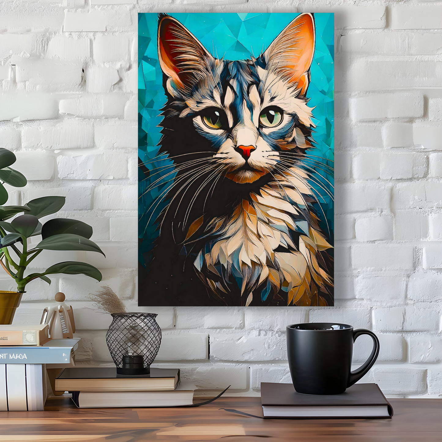 CAT 11, Printed On High Quality Canvas, Vivid Colours, Unique Images, A Gift To Last A Lifetime...