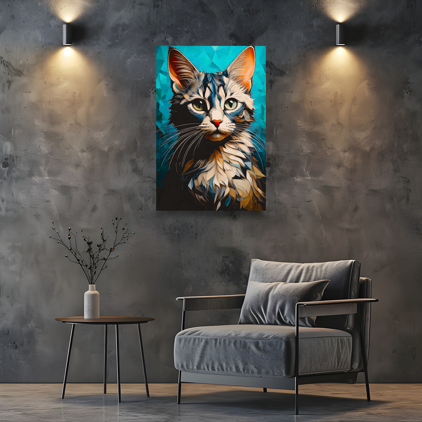 CAT 11, Printed On High Quality Canvas, Vivid Colours, Unique Images, A Gift To Last A Lifetime...