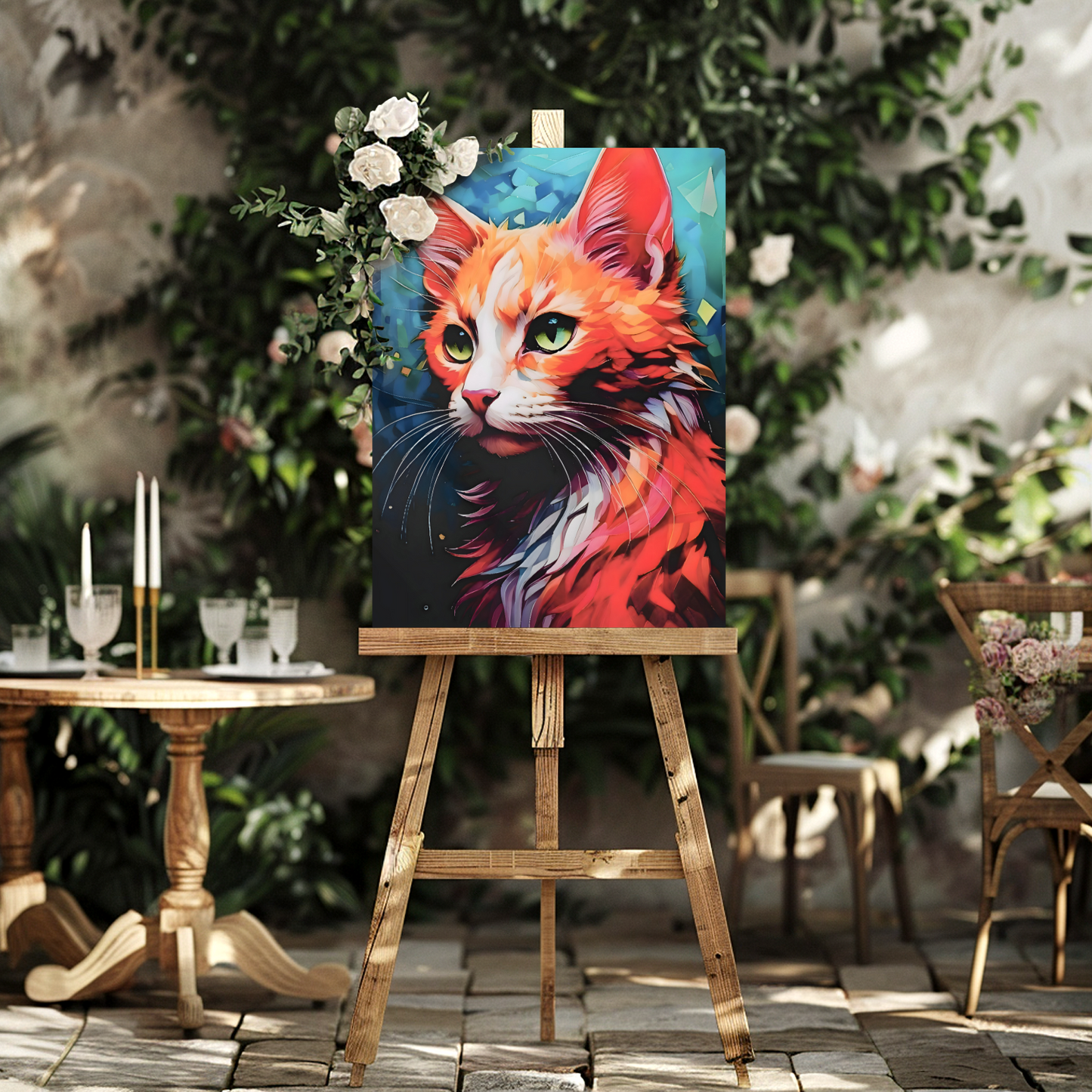 Cat A1, Printed On Gloss Aluminium To Enhance Colour And Detail, A Unique Gift That Will Lasts Forever...