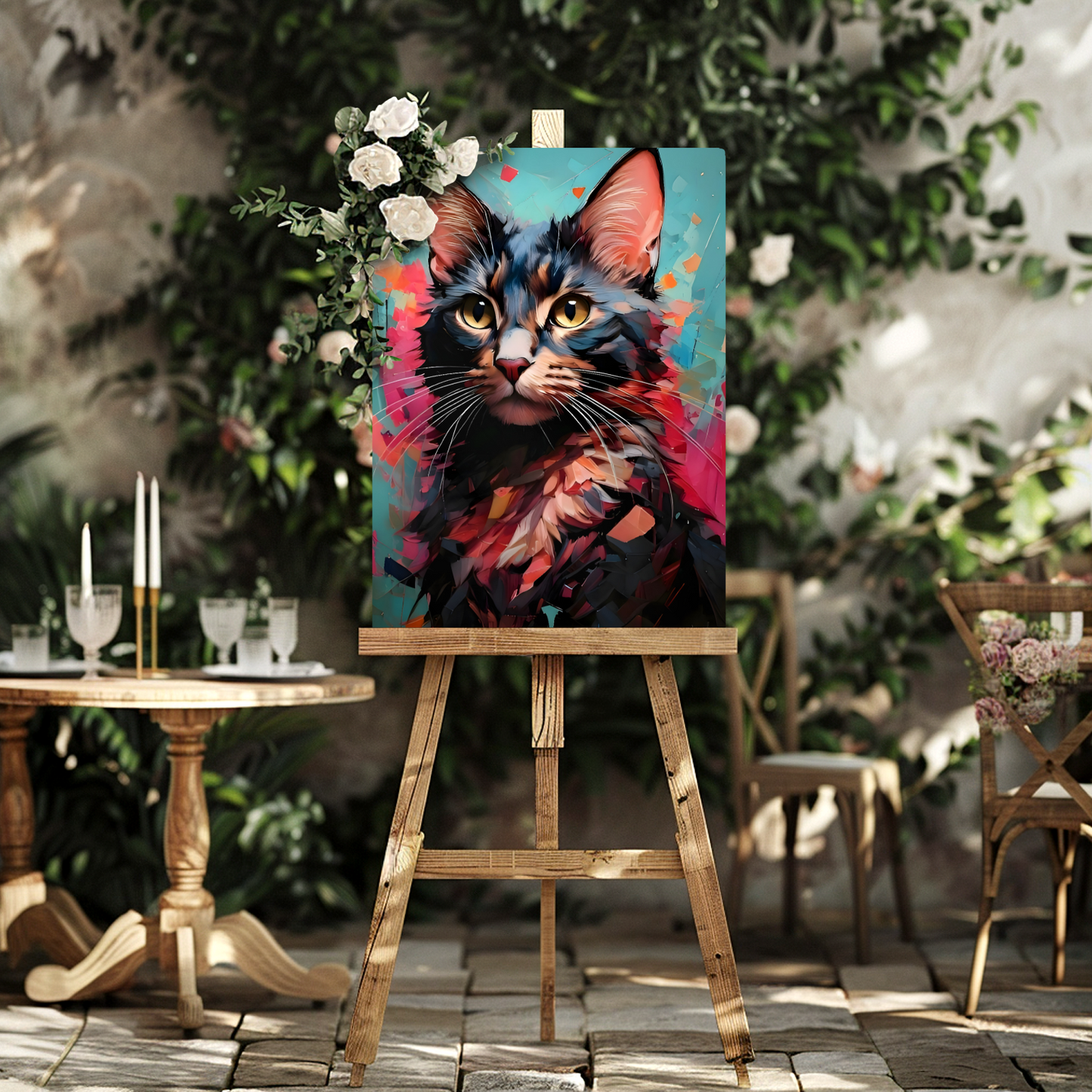 Cat A2, Printed On Gloss Aluminium To Enhance Colour And Detail, A Unique Gift That Will Lasts Forever...