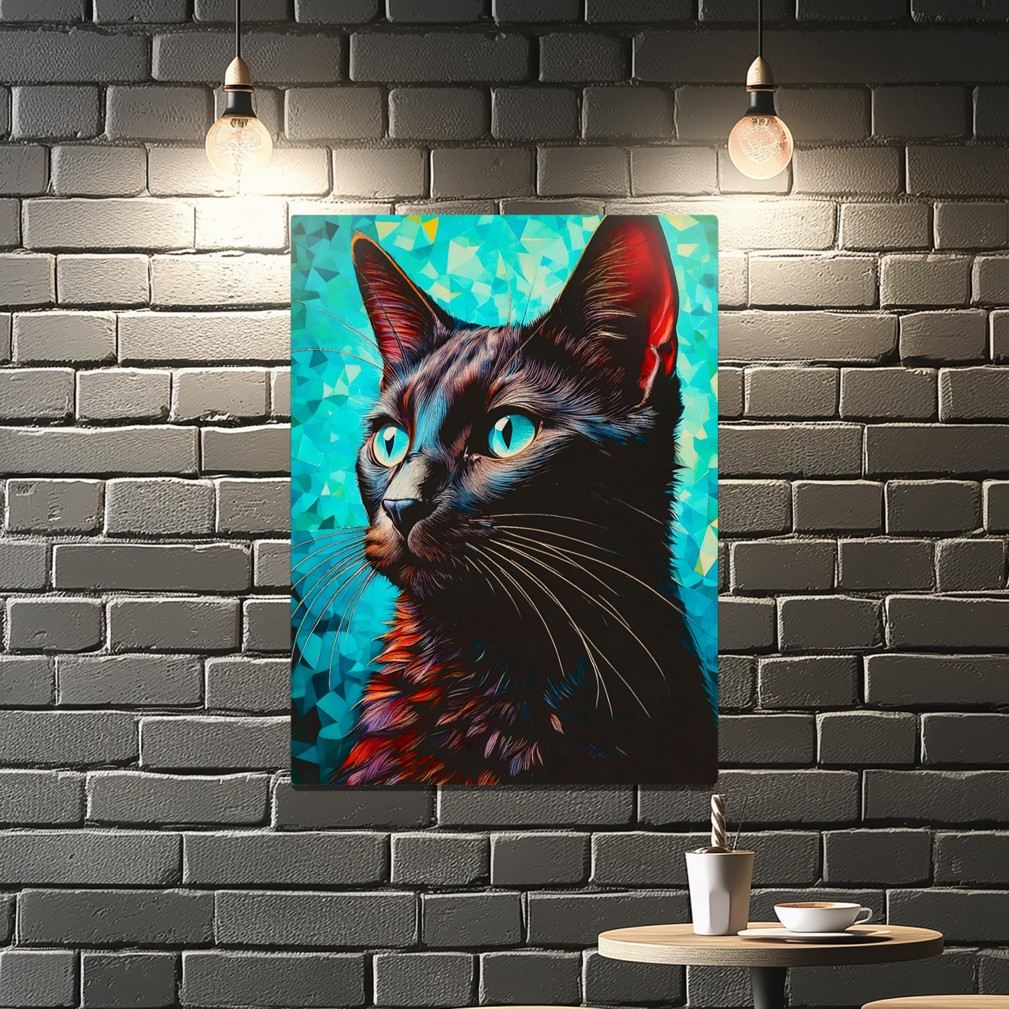 Cat A3, Printed On Gloss Aluminium To Enhance Colour And Detail, A Unique Gift That Will Lasts Forever...