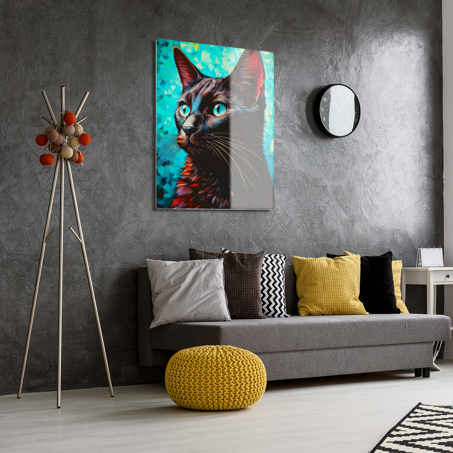 Cat A3, Printed On Gloss Aluminium To Enhance Colour And Detail, A Unique Gift That Will Lasts Forever...