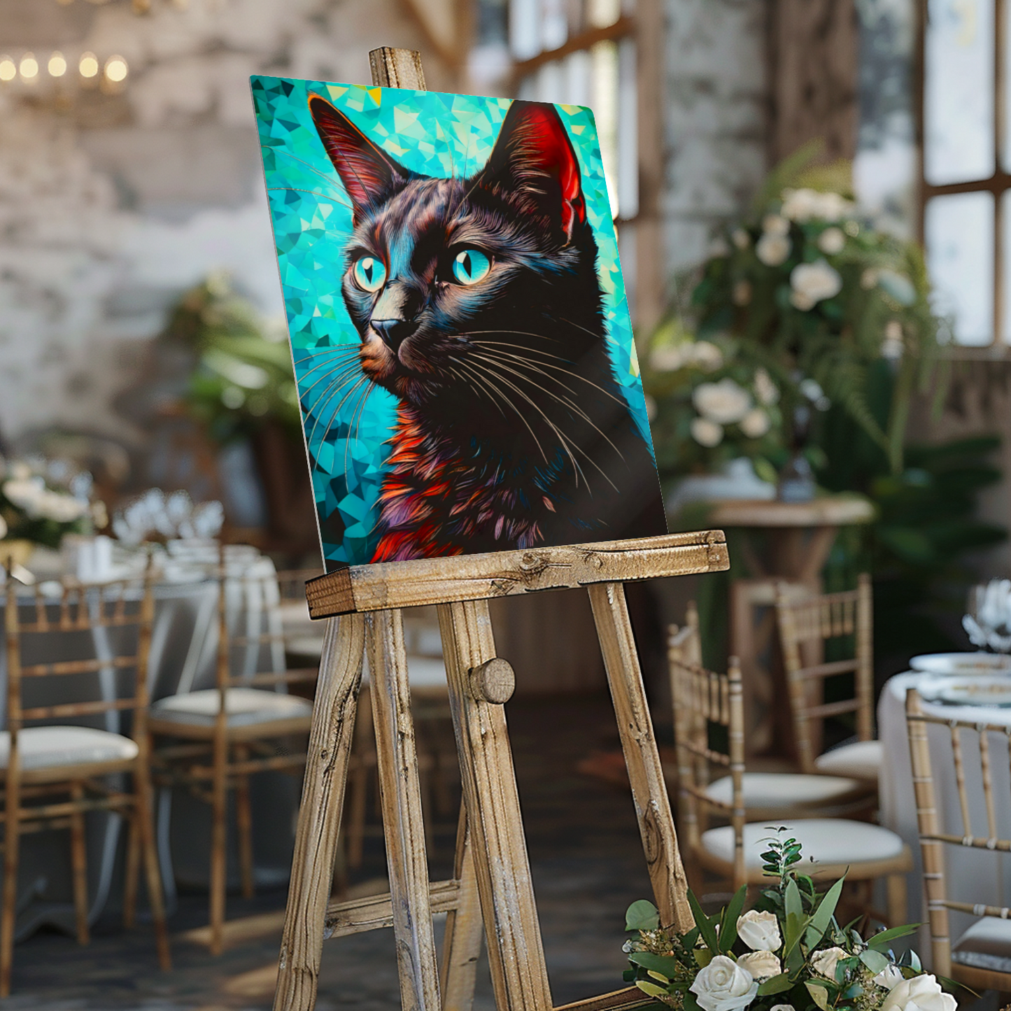 Cat A3, Printed On Gloss Aluminium To Enhance Colour And Detail, A Unique Gift That Will Lasts Forever...