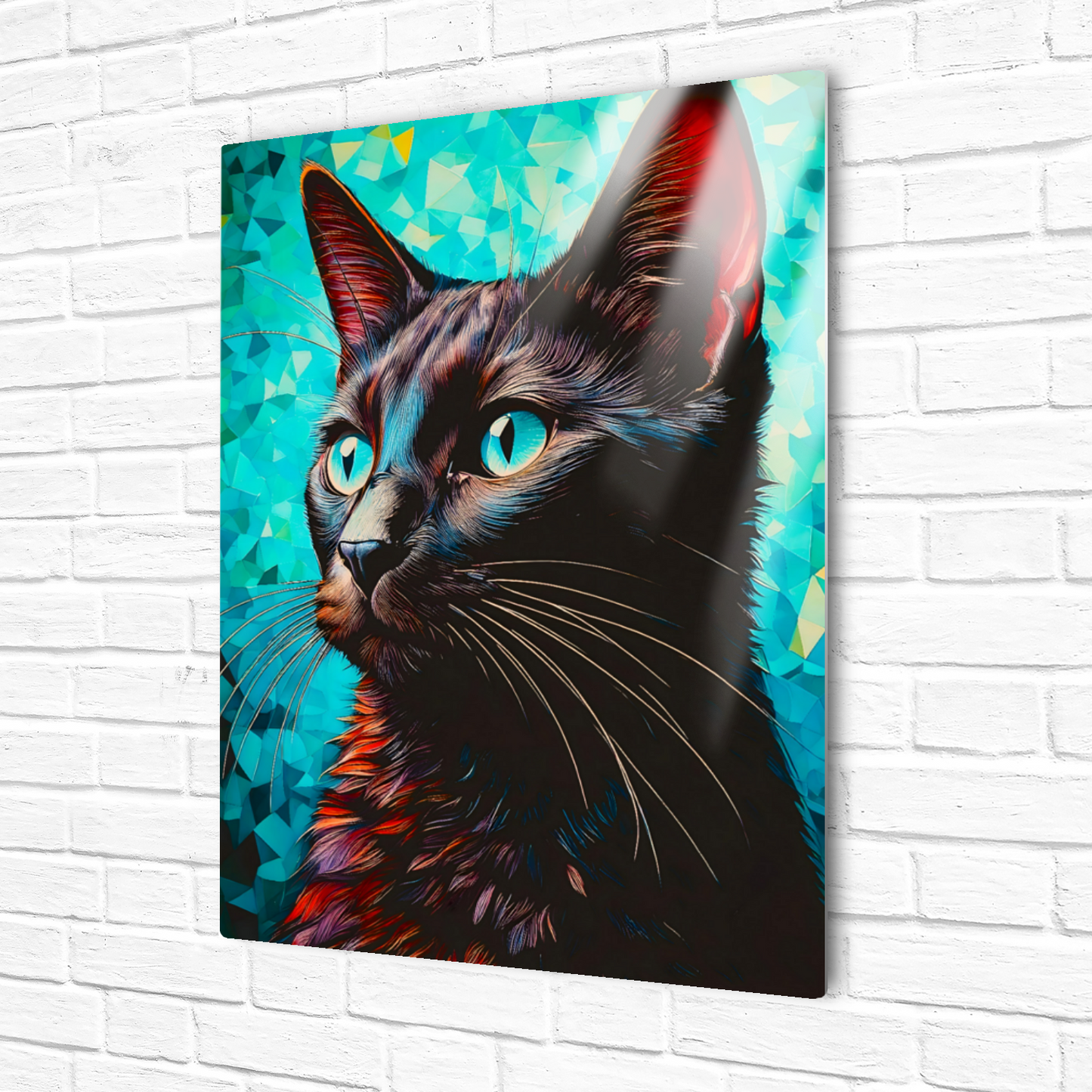 Cat A3, Printed On Gloss Aluminium To Enhance Colour And Detail, A Unique Gift That Will Lasts Forever...