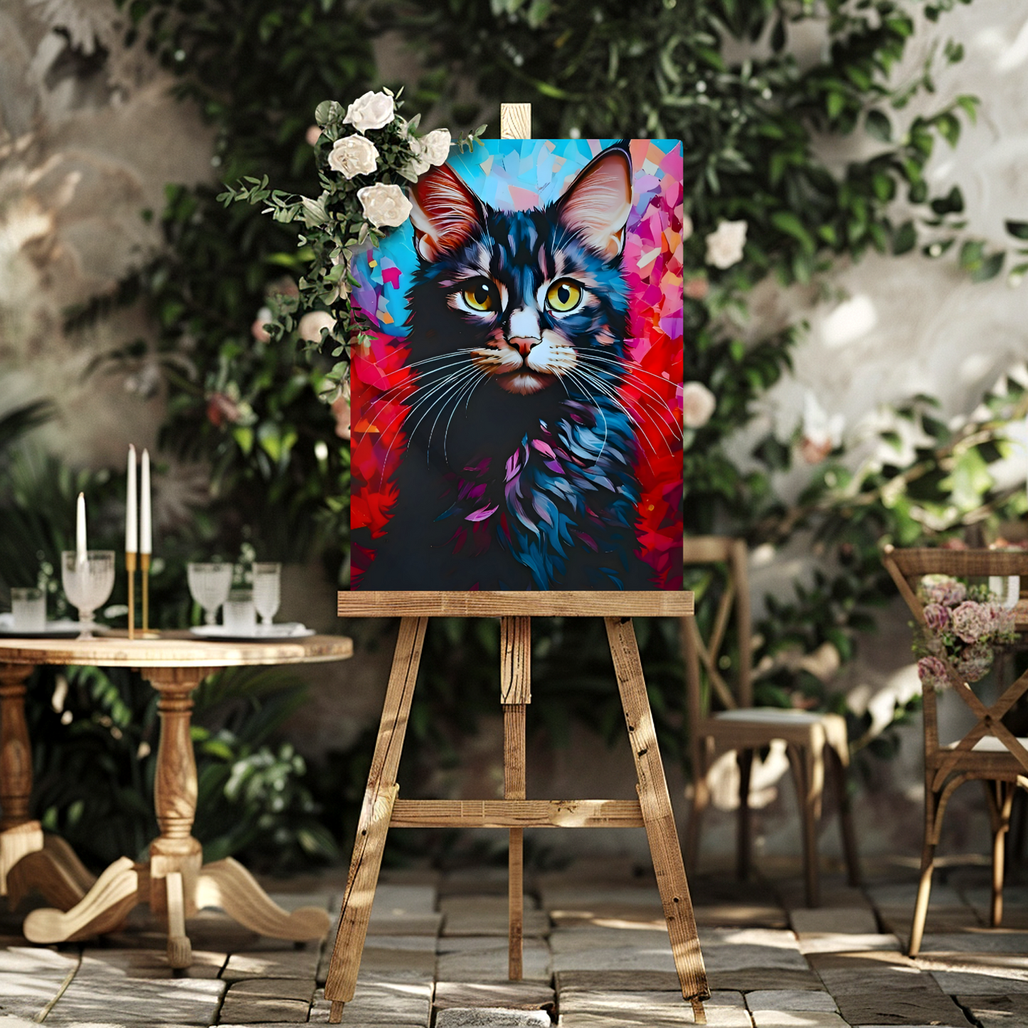 Cat A4, Printed On Gloss Aluminium To Enhance Colour And Detail, A Unique Gift That Will Lasts Forever...