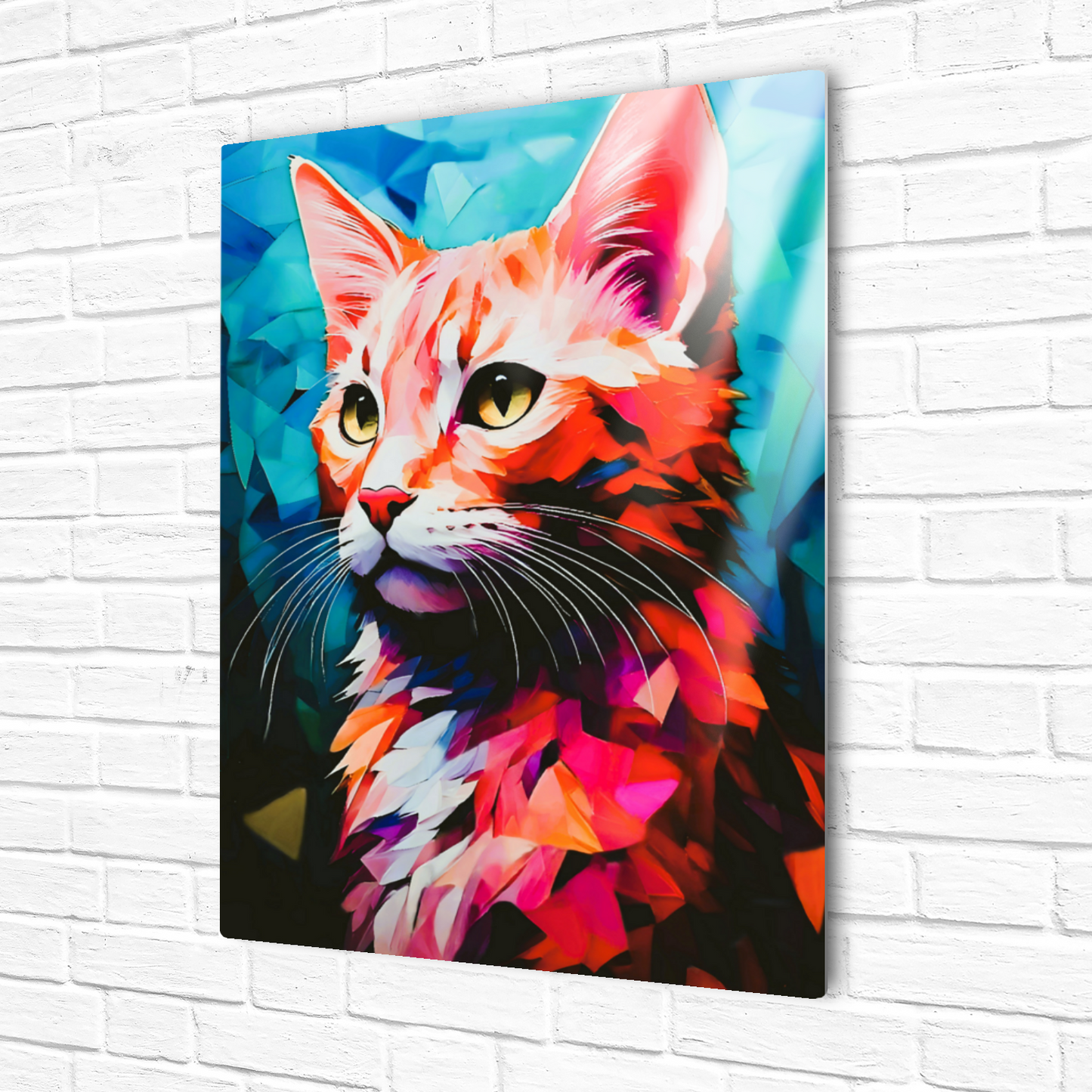 Cat A7, Printed On Gloss Aluminium To Enhance Colour And Detail, A Unique Gift That Will Lasts Forever...