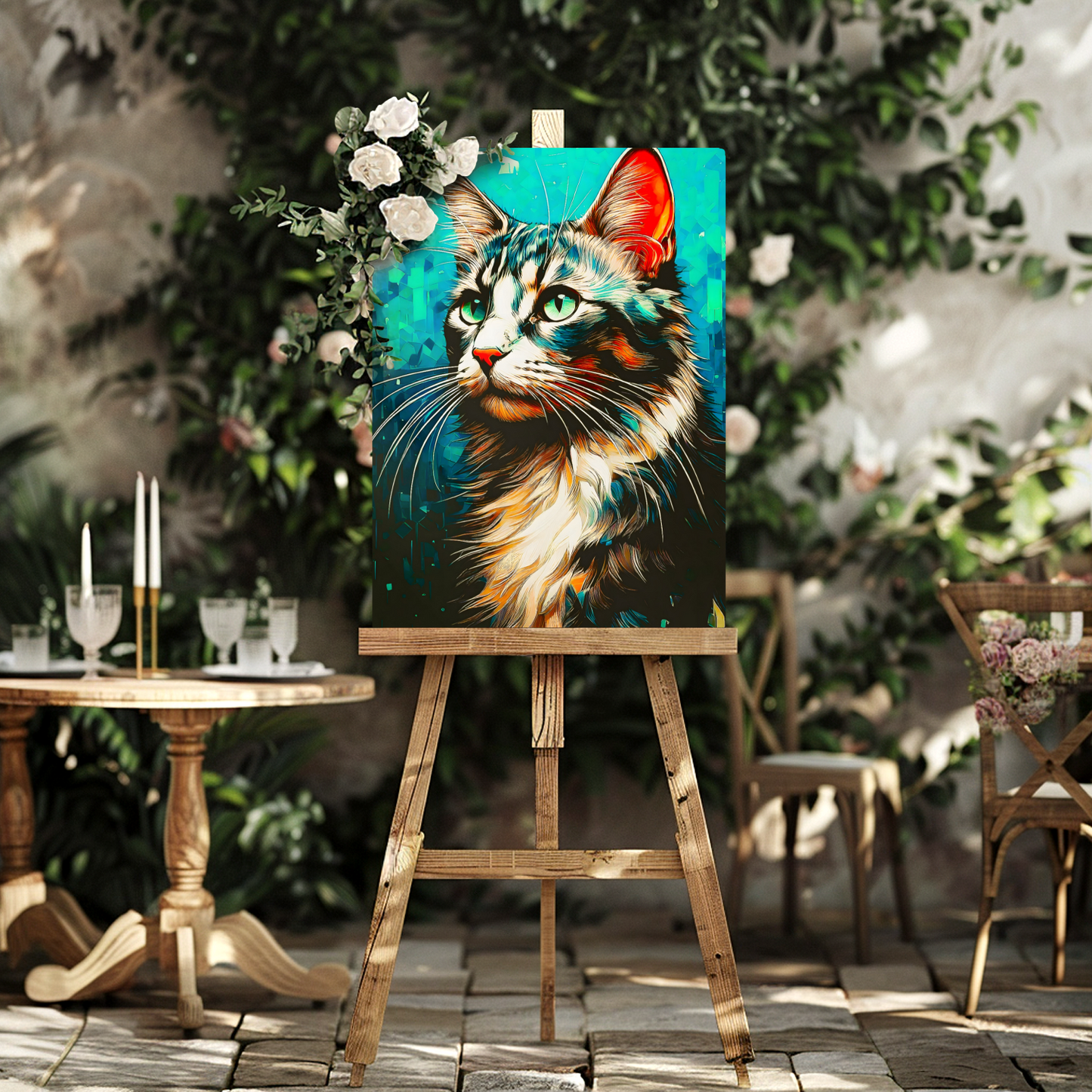Cat A9, Printed On Gloss Aluminium To Enhance Colour And Detail, A Unique Gift That Will Lasts Forever...