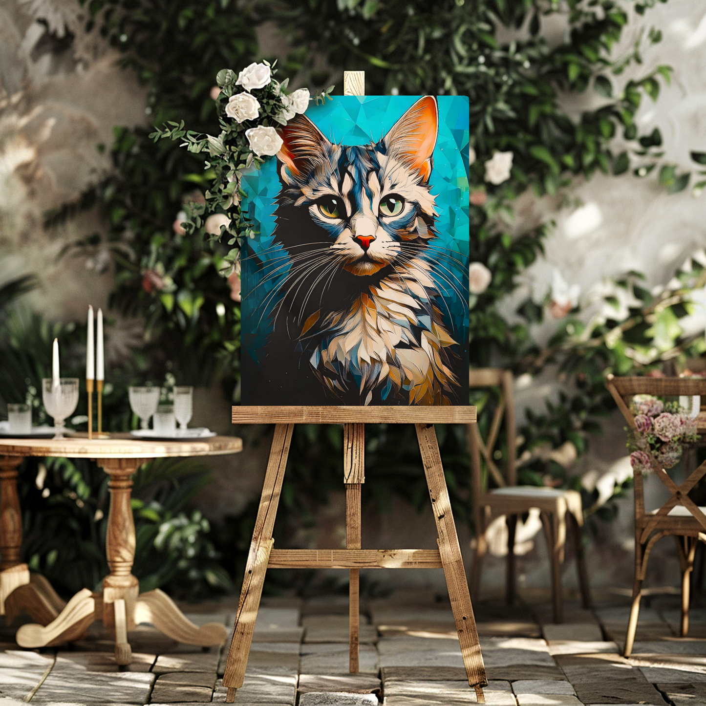 Cat A11, Printed On Gloss Aluminium To Enhance Colour And Detail, A Unique Gift That Will Lasts Forever...