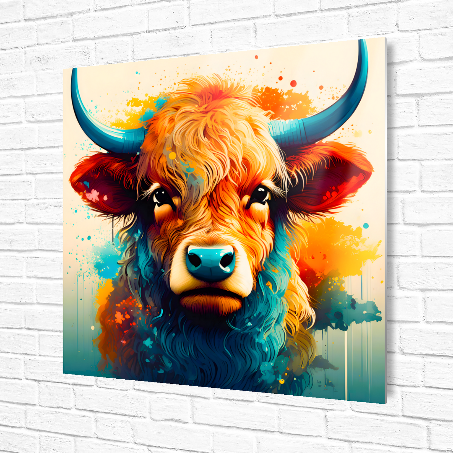 Highland Cows HC5, Printed On Gloss Aluminium To Enhance Colour And Detail, A Unique Gift That Will Lasts Forever...