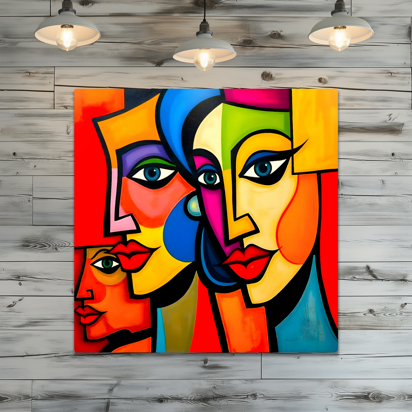 Picasso Style 1, Printed On Gloss Aluminium To Enhance Colour And Detail, A Unique Gift That Will Lasts Forever...