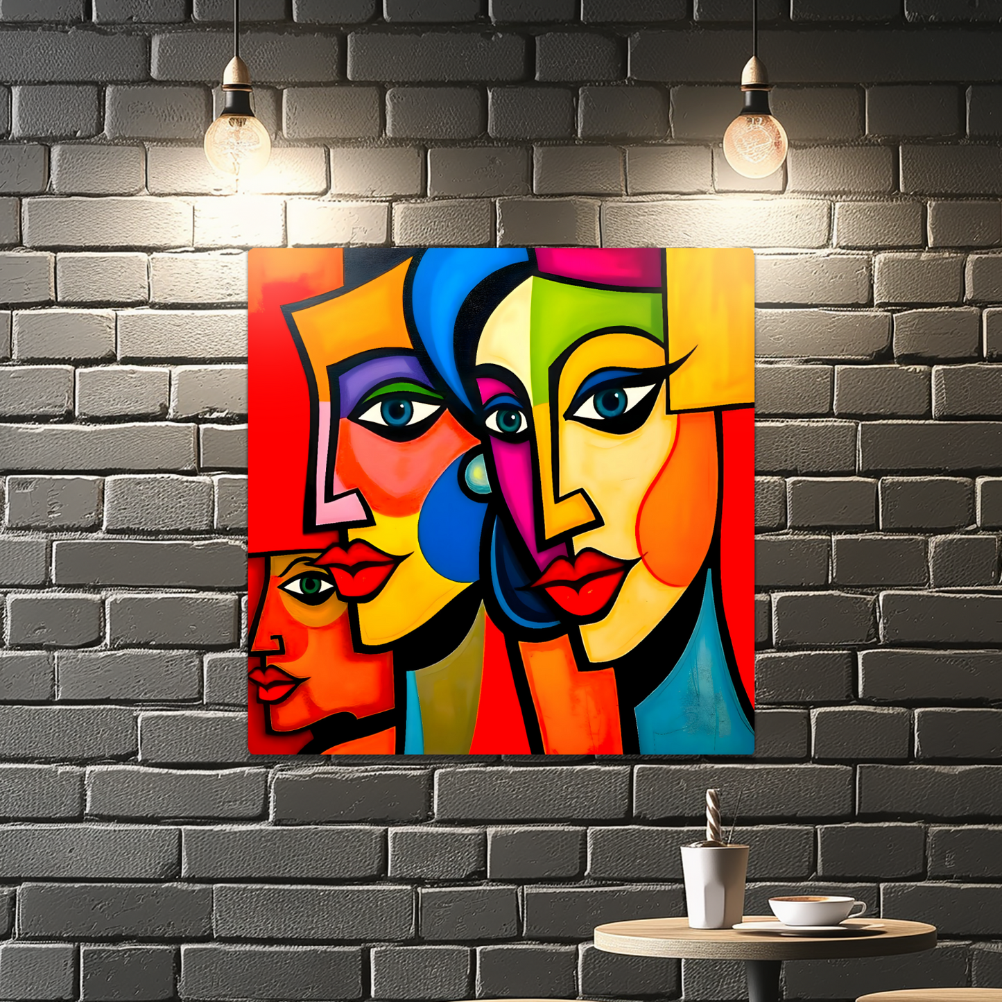 Picasso Style 1, Printed On Gloss Aluminium To Enhance Colour And Detail, A Unique Gift That Will Lasts Forever...