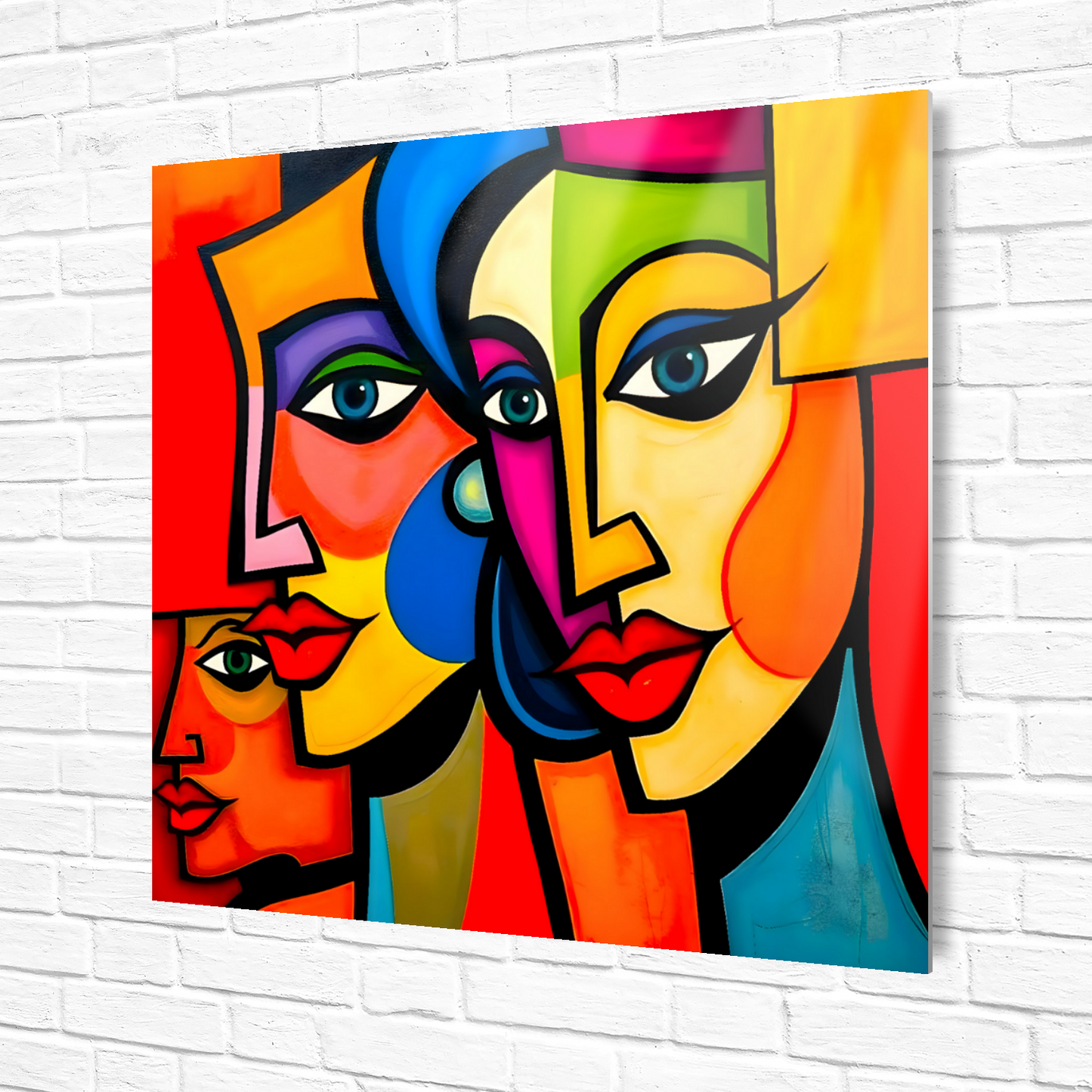 Picasso Style 1, Printed On Gloss Aluminium To Enhance Colour And Detail, A Unique Gift That Will Lasts Forever...