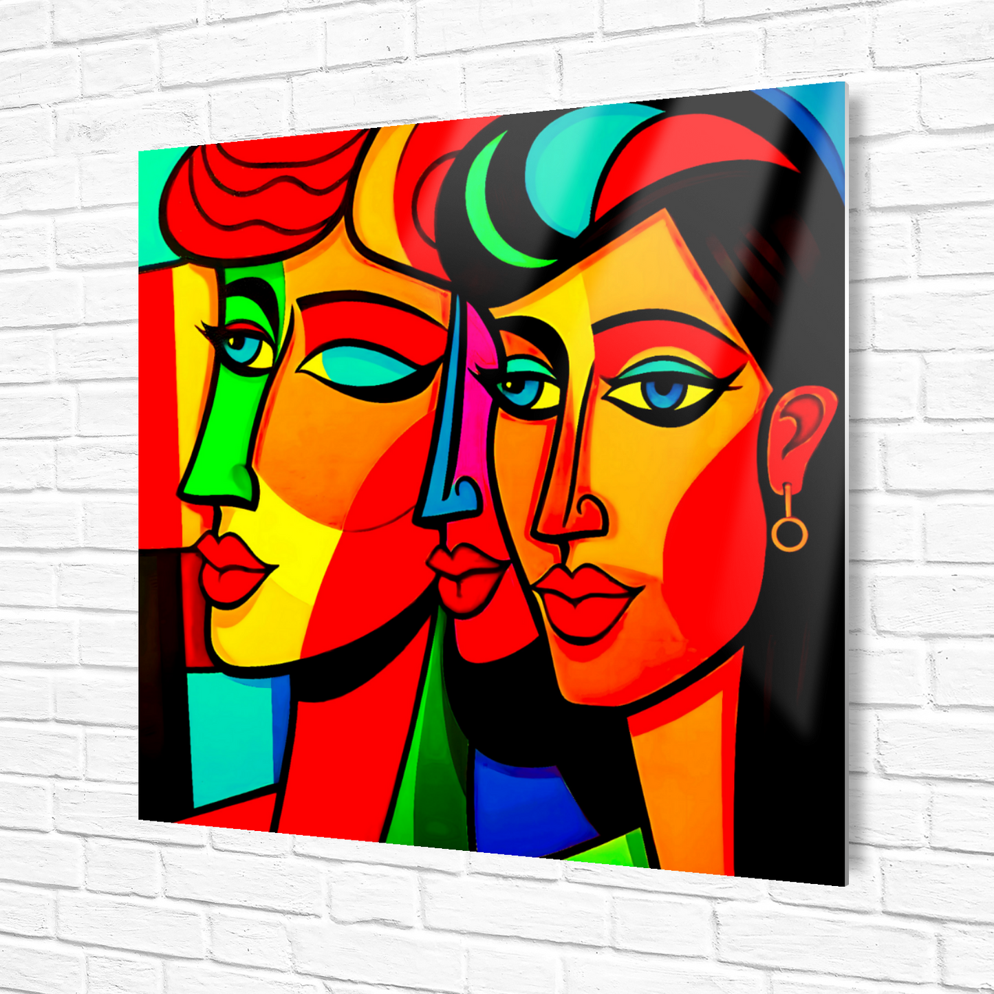 Picasso Style 2, Printed On Gloss Aluminium To Enhance Colour And Detail, A Unique Gift That Will Lasts Forever...