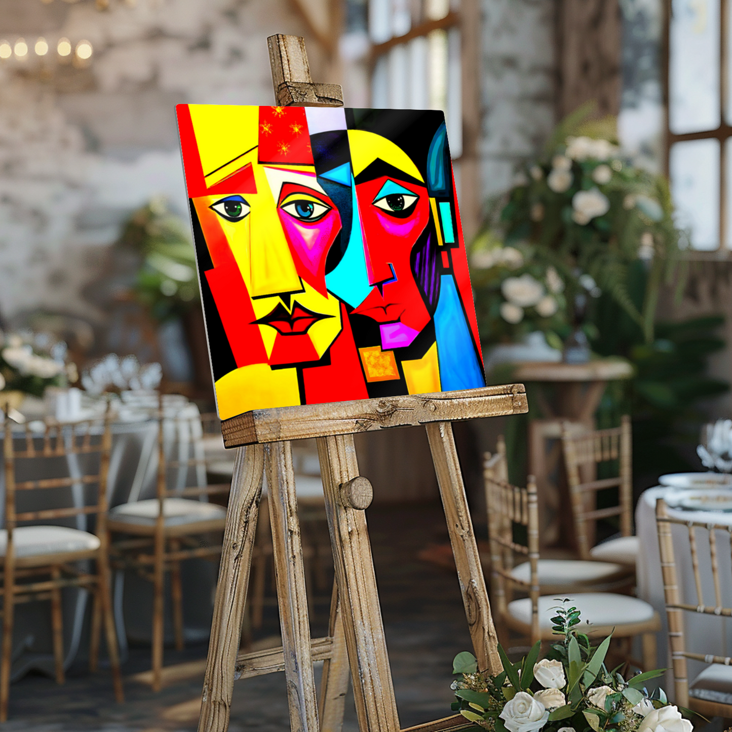 Picasso Style 3, Printed On Gloss Aluminium To Enhance Colour And Detail, A Unique Gift That Will Lasts Forever...
