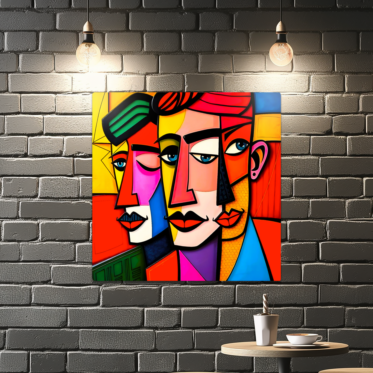 Picasso Style 4, Printed On Gloss Aluminium To Enhance Colour And Detail, A Unique Gift That Will Lasts Forever...