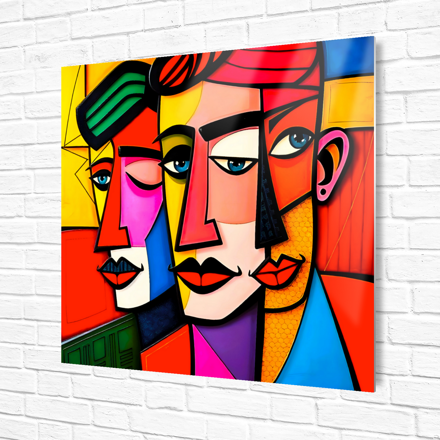 Picasso Style 4, Printed On Gloss Aluminium To Enhance Colour And Detail, A Unique Gift That Will Lasts Forever...