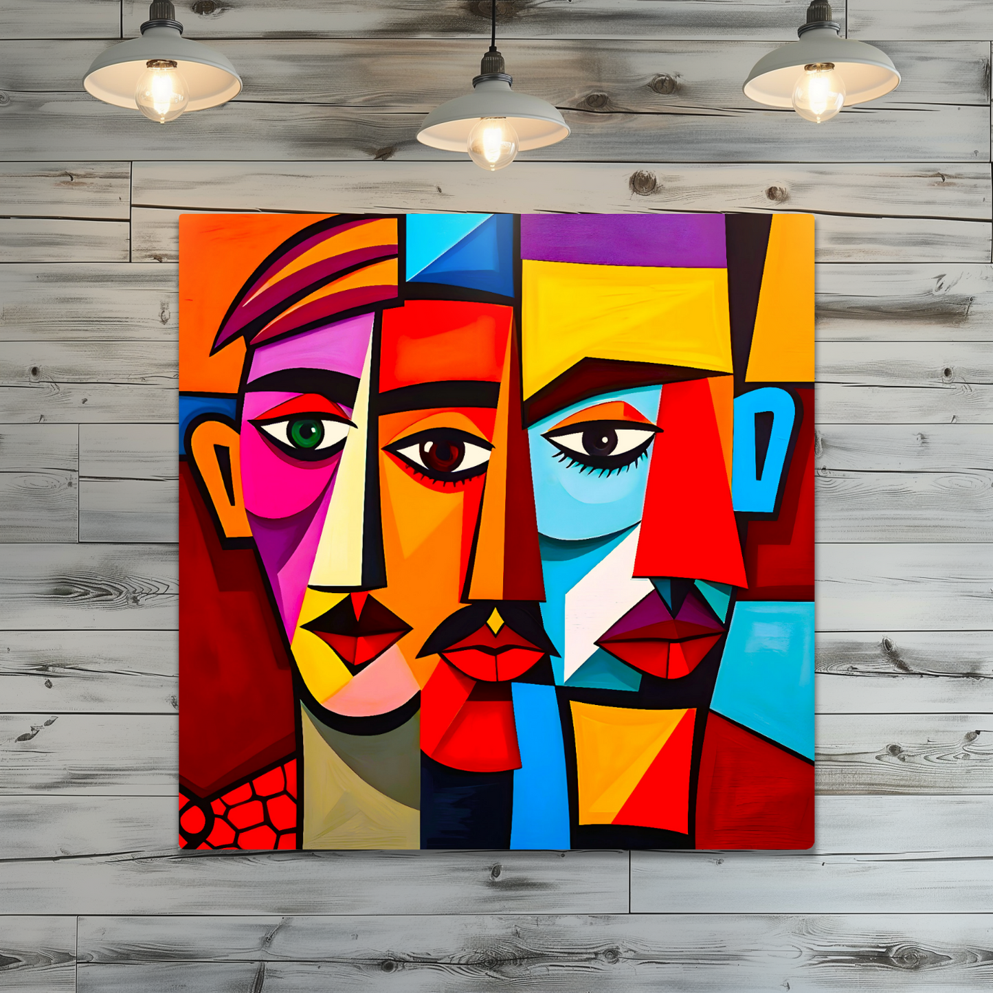Picasso Style 5, Printed On Gloss Aluminium To Enhance Colour And Detail, A Unique Gift That Will Lasts Forever...