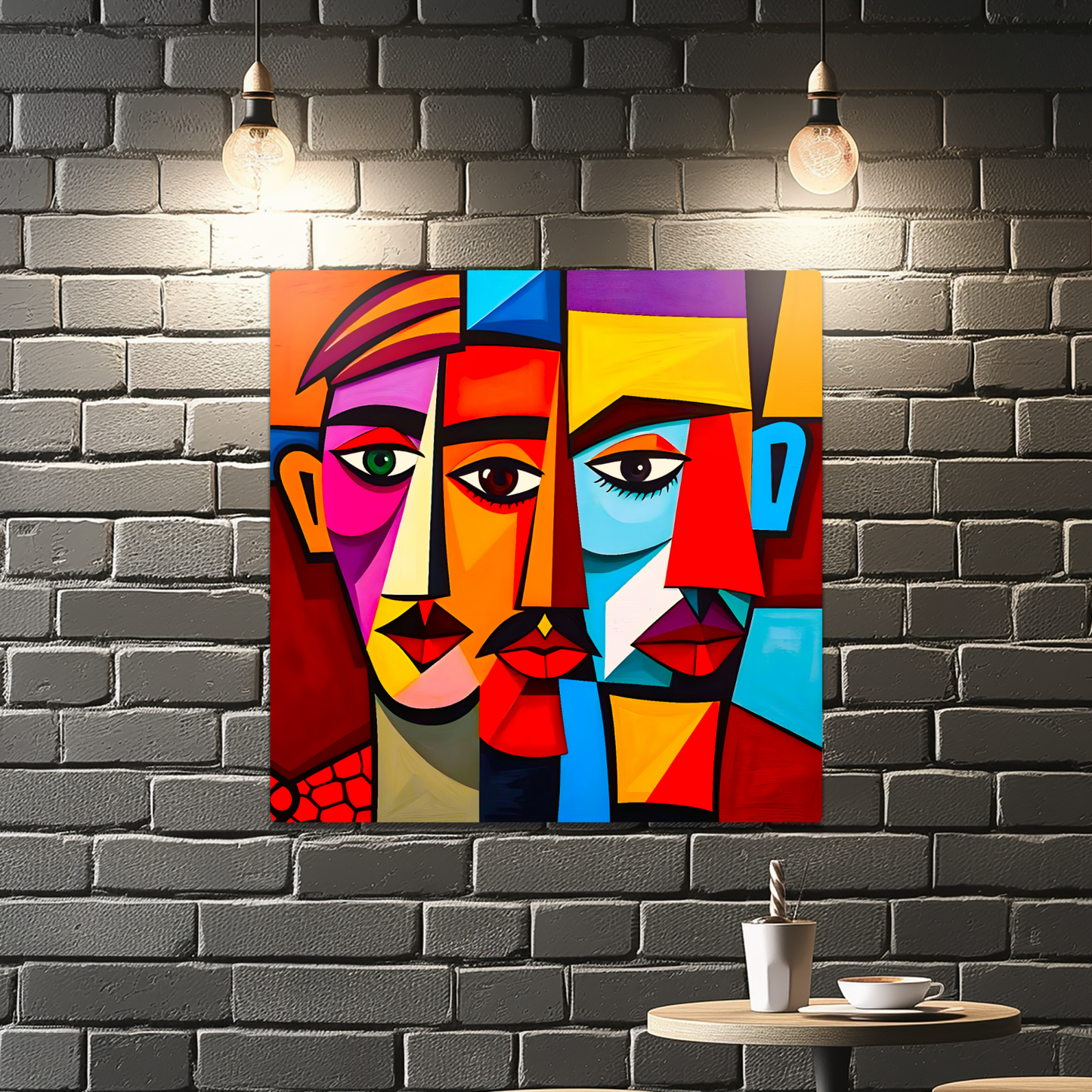 Picasso Style 5, Printed On Gloss Aluminium To Enhance Colour And Detail, A Unique Gift That Will Lasts Forever...
