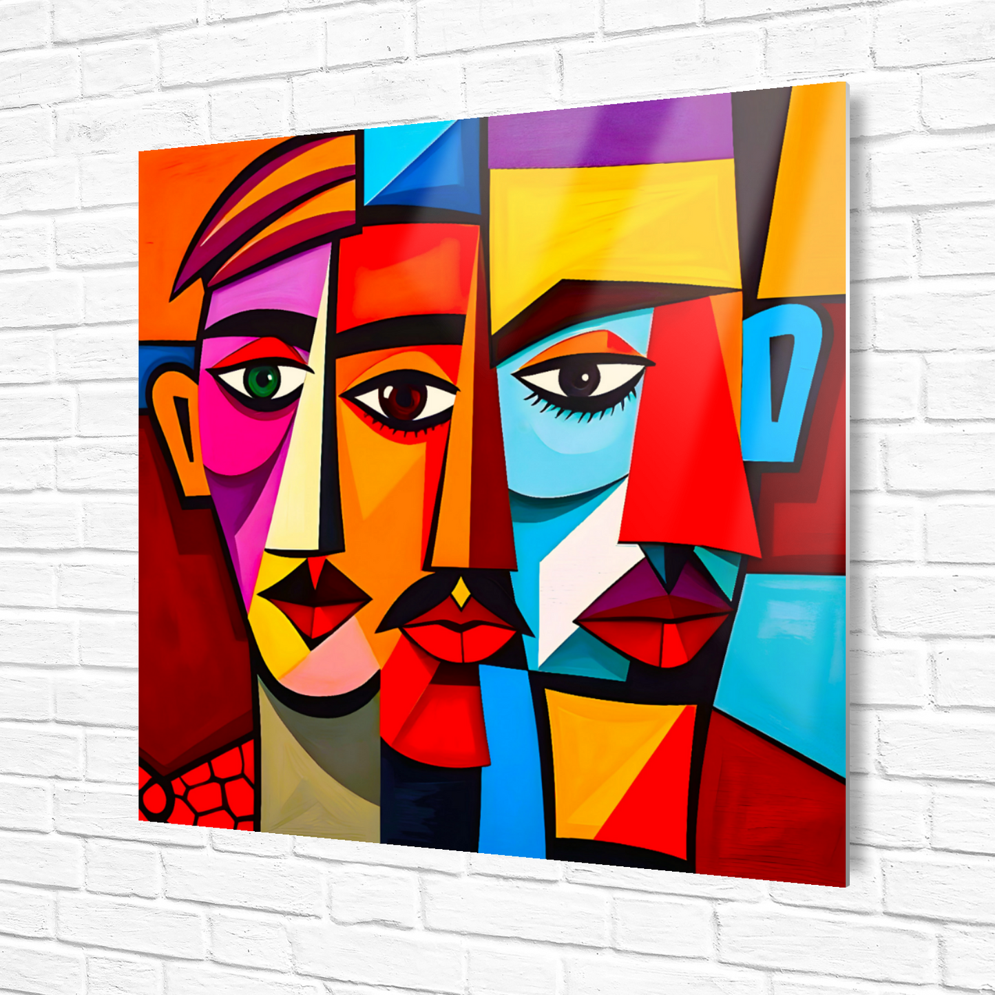 Picasso Style 5, Printed On Gloss Aluminium To Enhance Colour And Detail, A Unique Gift That Will Lasts Forever...