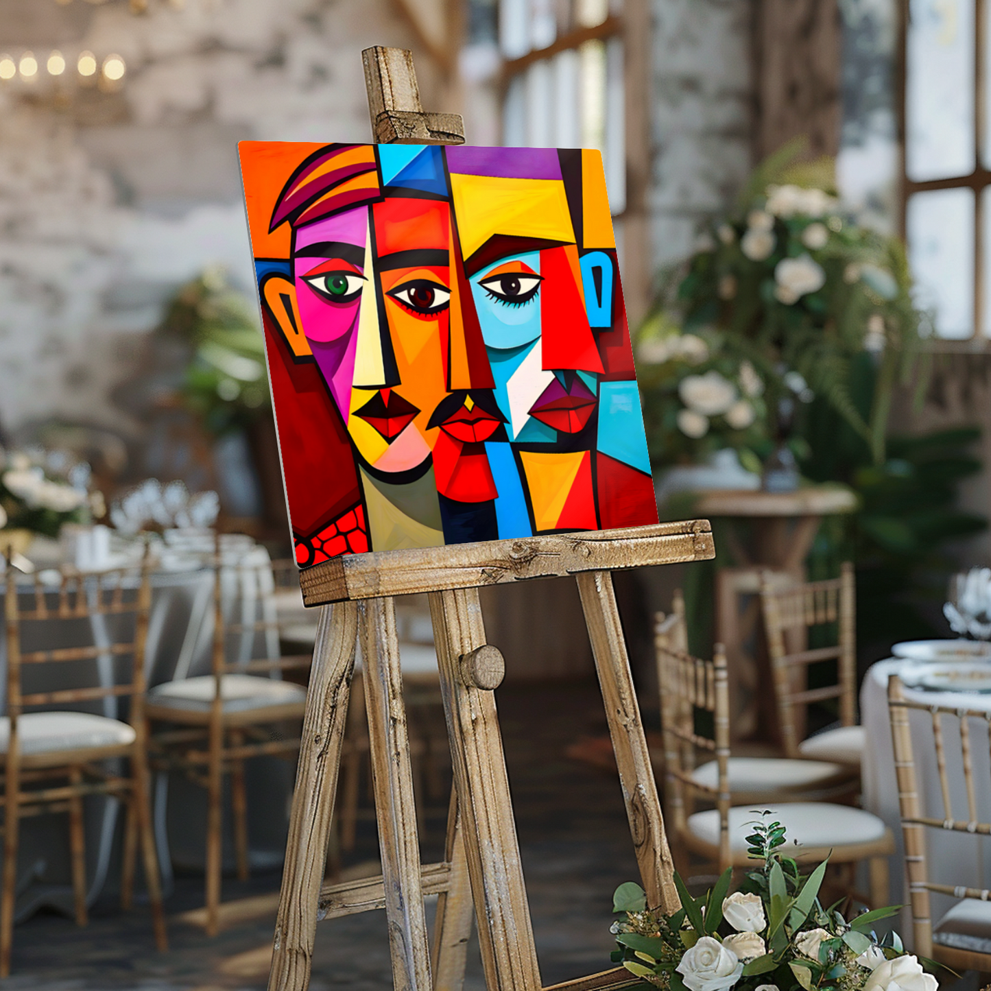Picasso Style 5, Printed On Gloss Aluminium To Enhance Colour And Detail, A Unique Gift That Will Lasts Forever...