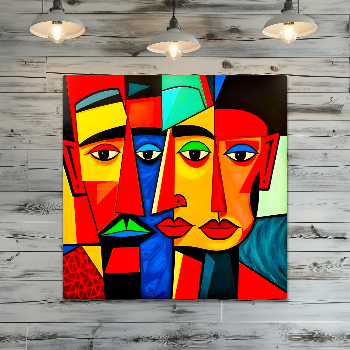 Picasso Style 6, Printed On Gloss Aluminium To Enhance Colour And Detail, A Unique Gift That Will Lasts Forever...