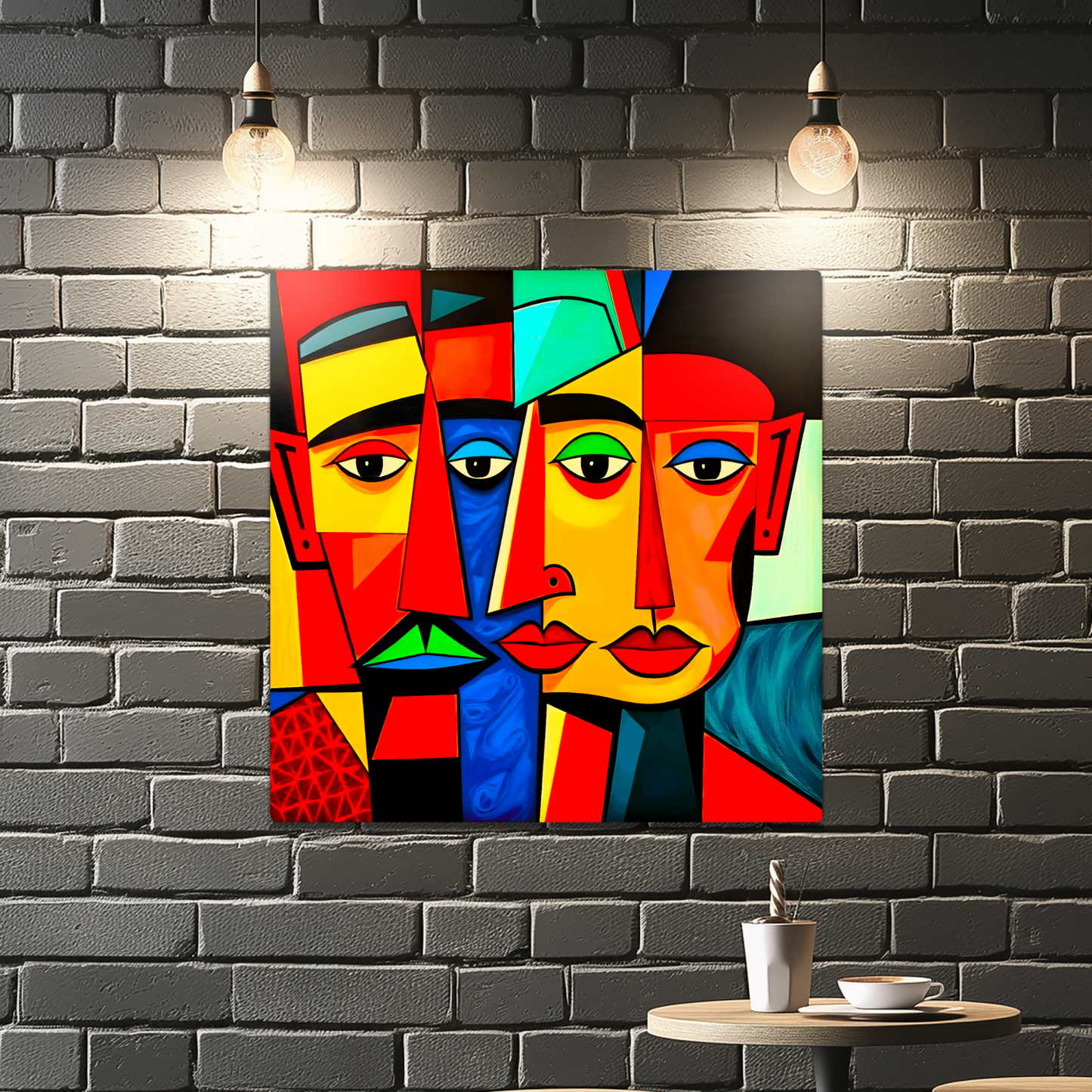 Picasso Style 6, Printed On Gloss Aluminium To Enhance Colour And Detail, A Unique Gift That Will Lasts Forever...
