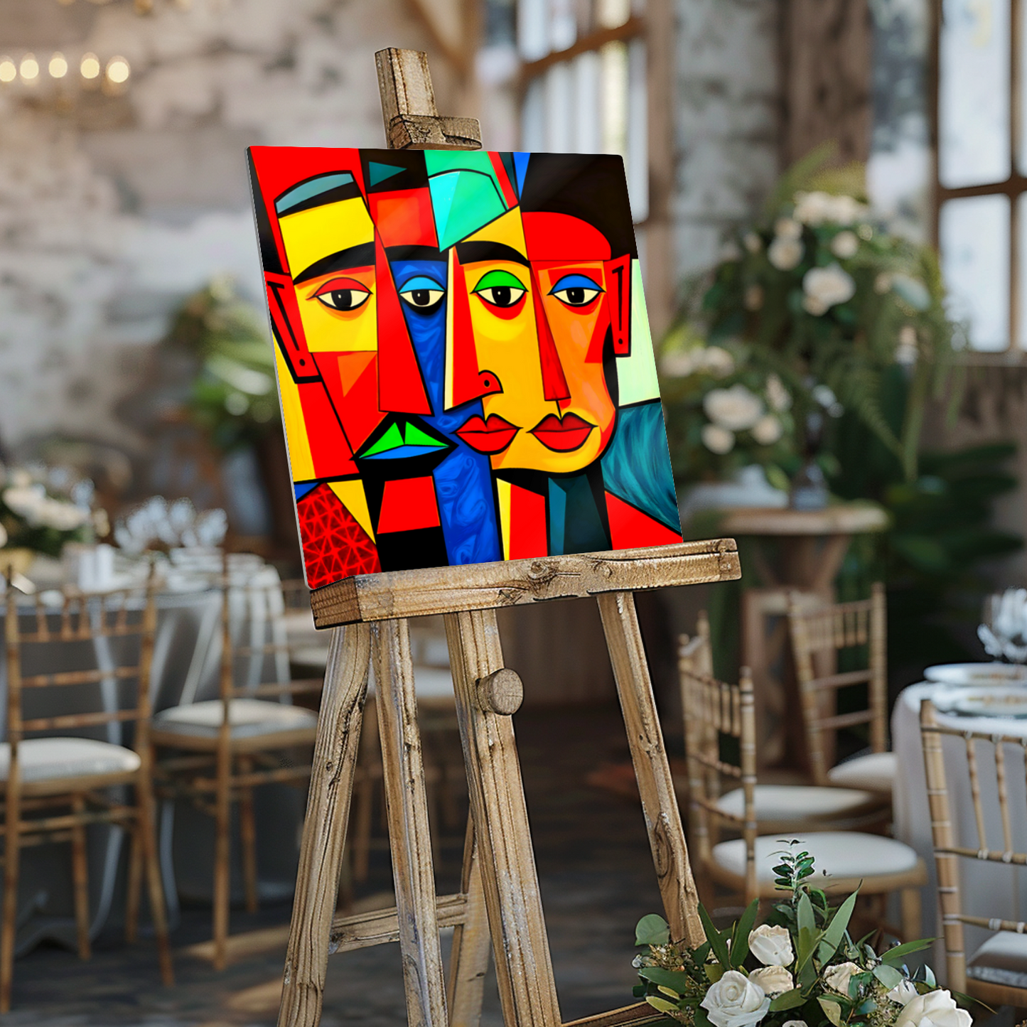 Picasso Style 6, Printed On Gloss Aluminium To Enhance Colour And Detail, A Unique Gift That Will Lasts Forever...