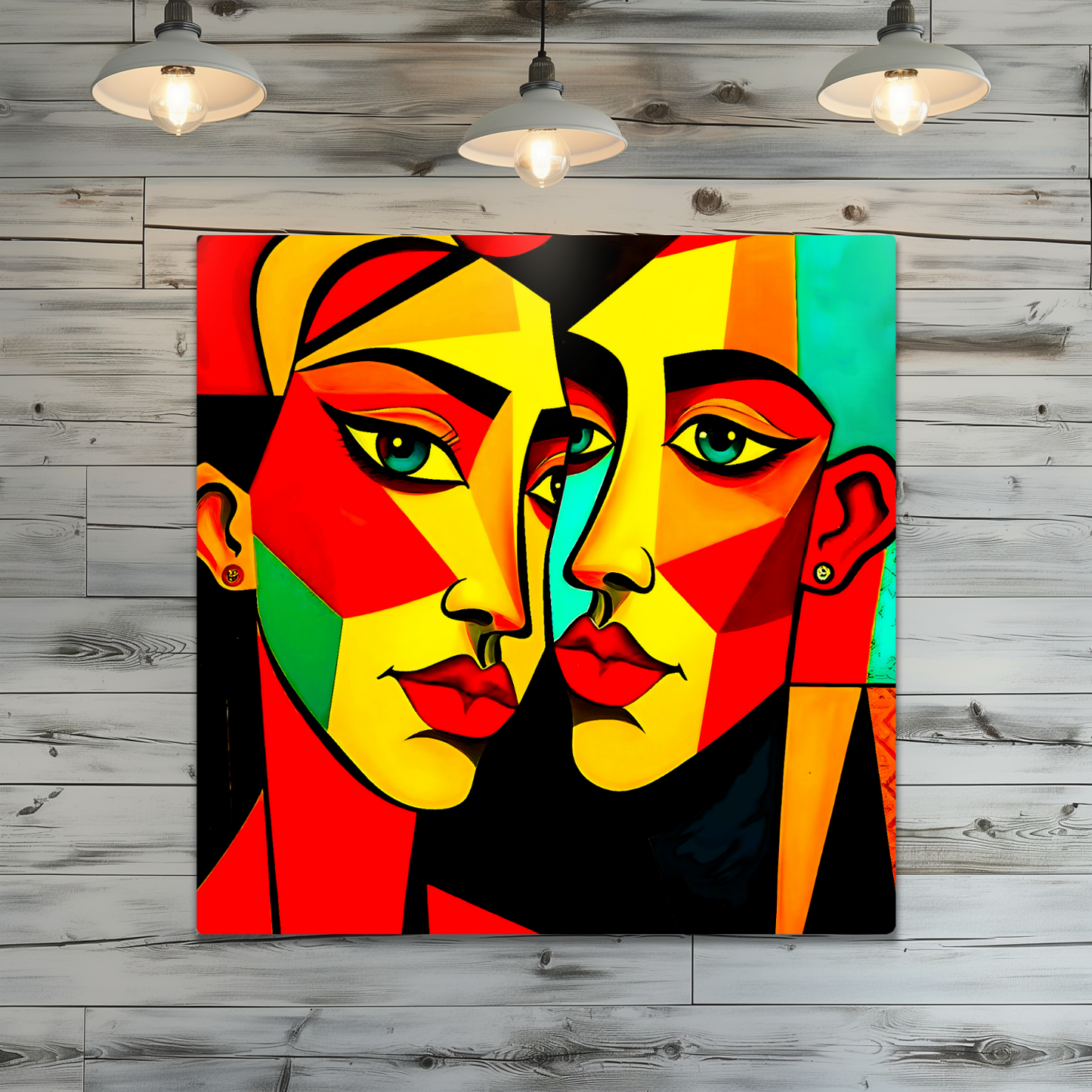 Picasso Style 8, Printed On Gloss Aluminium To Enhance Colour And Detail, A Unique Gift That Will Lasts Forever...