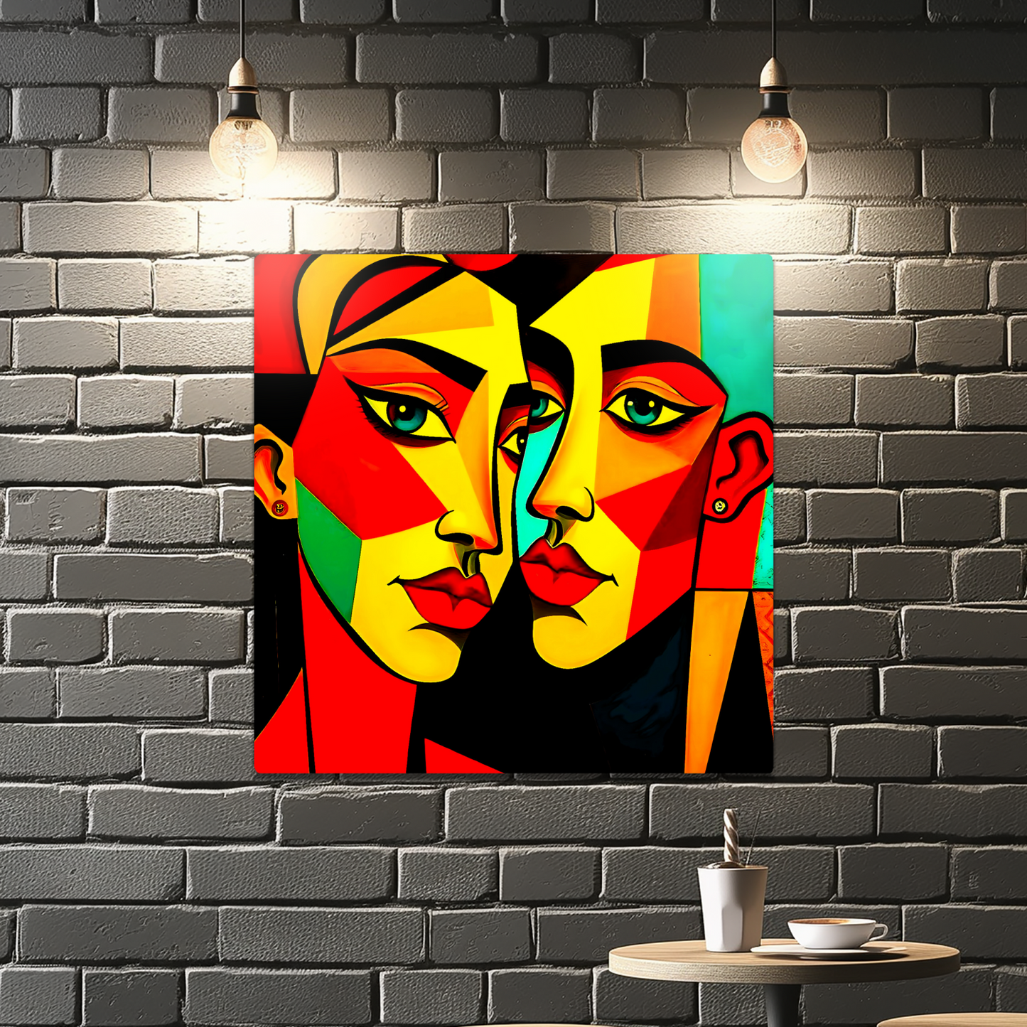 Picasso Style 8, Printed On Gloss Aluminium To Enhance Colour And Detail, A Unique Gift That Will Lasts Forever...