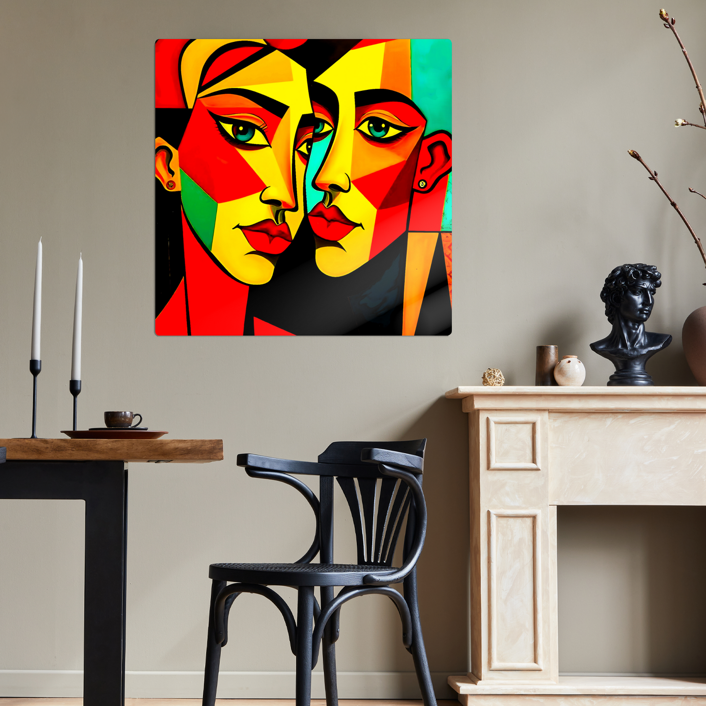 Picasso Style 8, Printed On Gloss Aluminium To Enhance Colour And Detail, A Unique Gift That Will Lasts Forever...