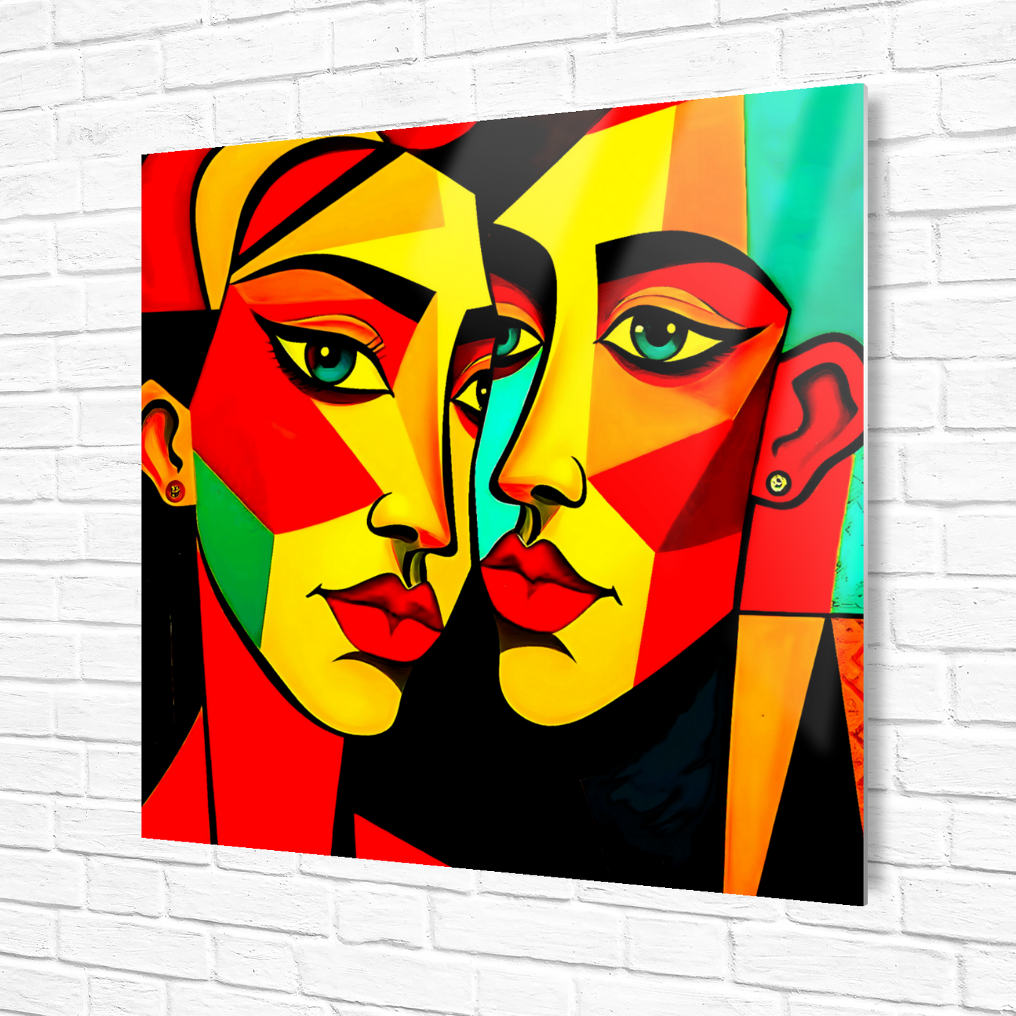 Picasso Style 8, Printed On Gloss Aluminium To Enhance Colour And Detail, A Unique Gift That Will Lasts Forever...