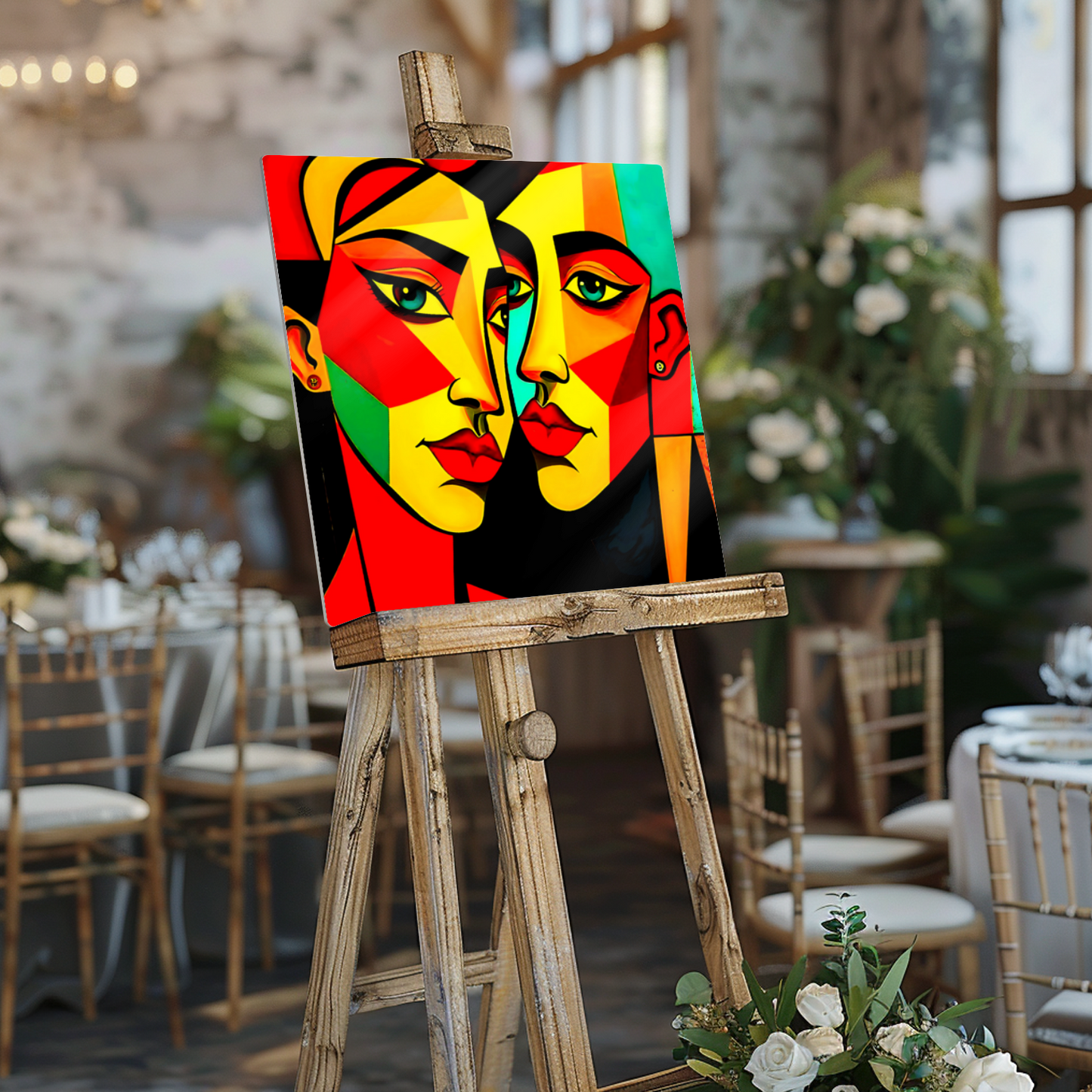 Picasso Style 8, Printed On Gloss Aluminium To Enhance Colour And Detail, A Unique Gift That Will Lasts Forever...