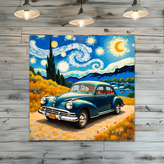 Motor Car 9, Printed on aluminium to enhance colour and detail, unique prints, an enduring gift...